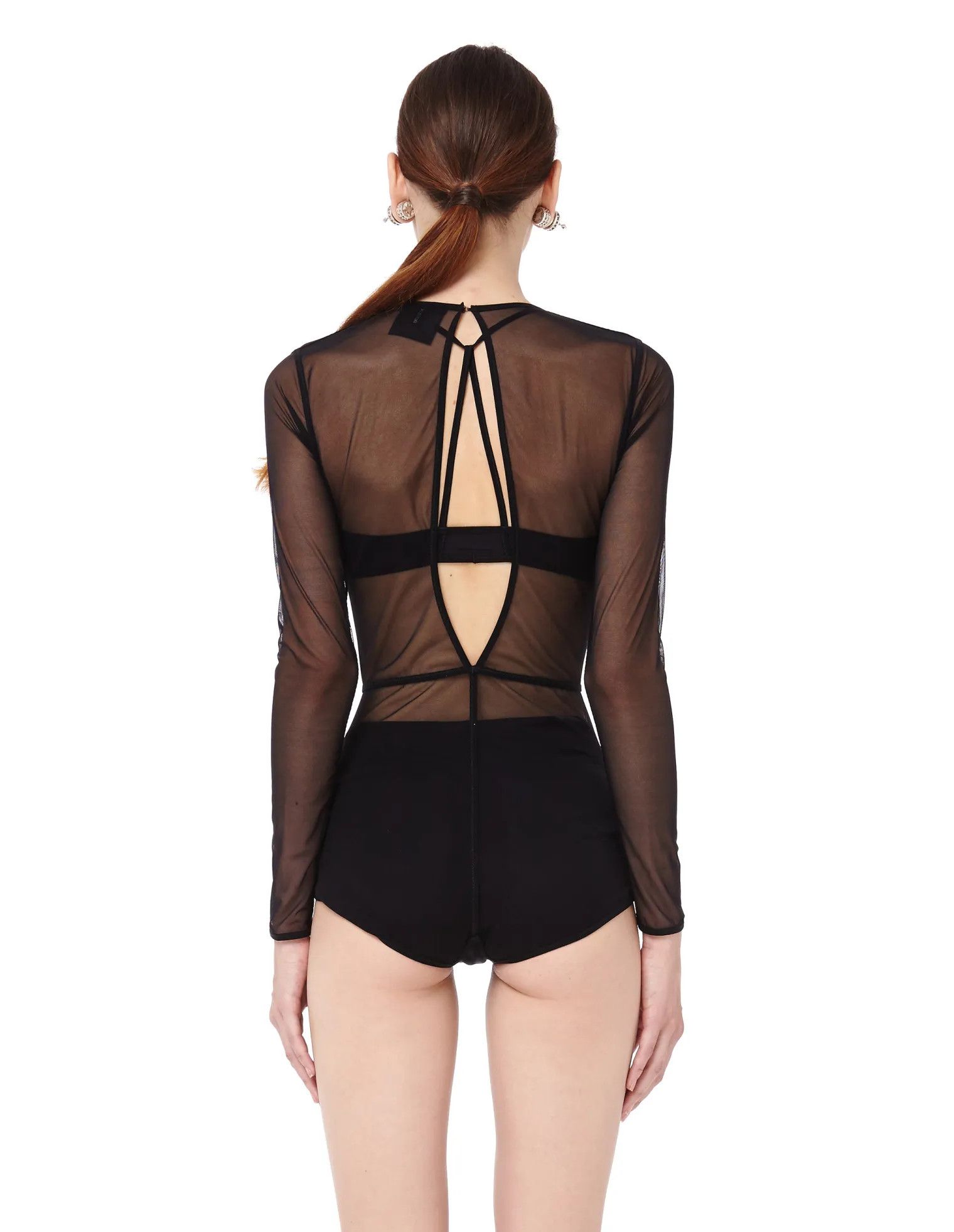 Ann Demeulemeester ANN DEMEULEMEESTER New Soft Tulle Bodysuit Size XS / US 0-2 / IT 36-38 - 4 Thumbnail