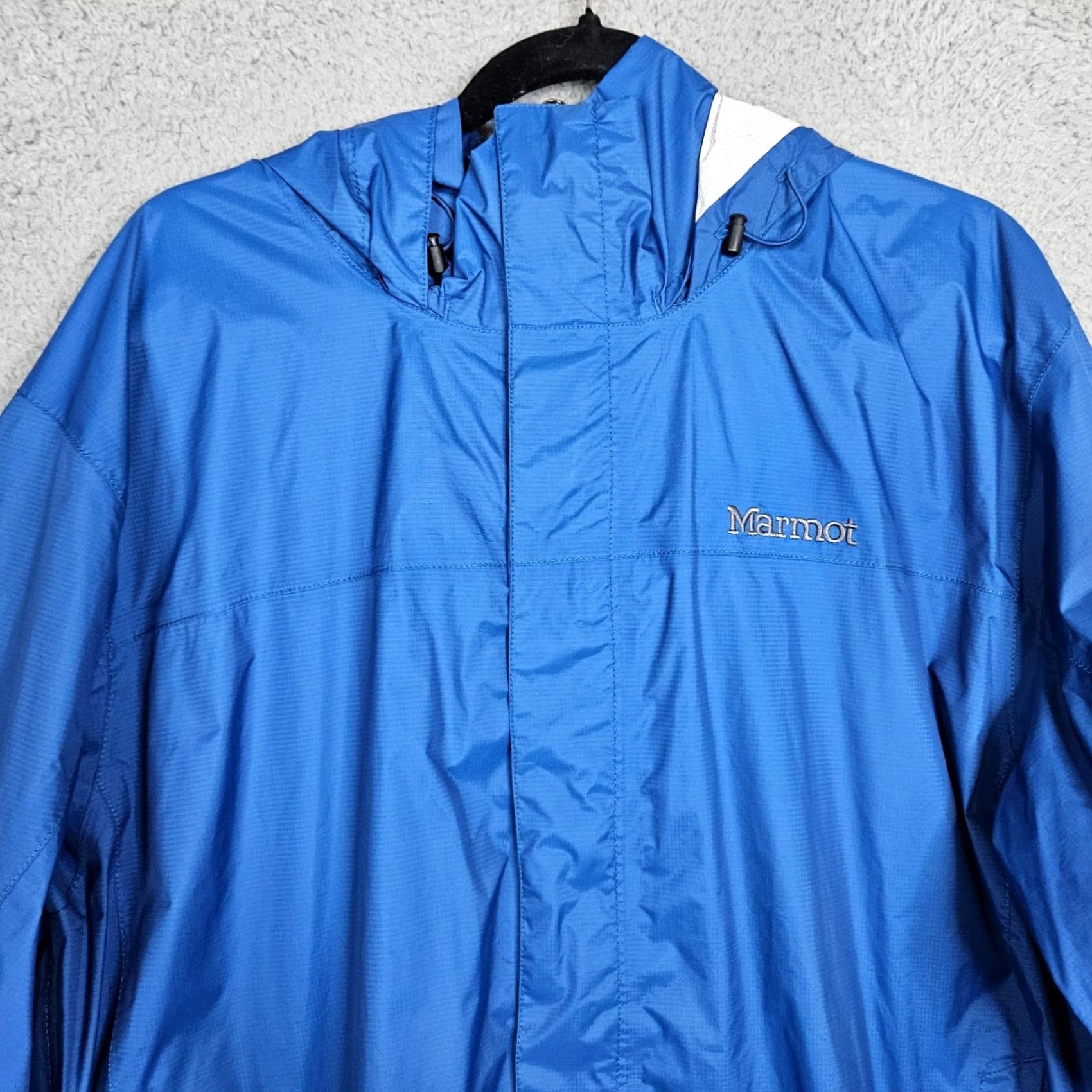 Marmot Marmot Jacket Windbreaker Men XL Blue Regular Jacket Coats Outdoor All Seasons Button Zip Nylon Polyester Lining Windbreaker Casual Size US XL / EU 56 / 4 - 5 Thumbnail