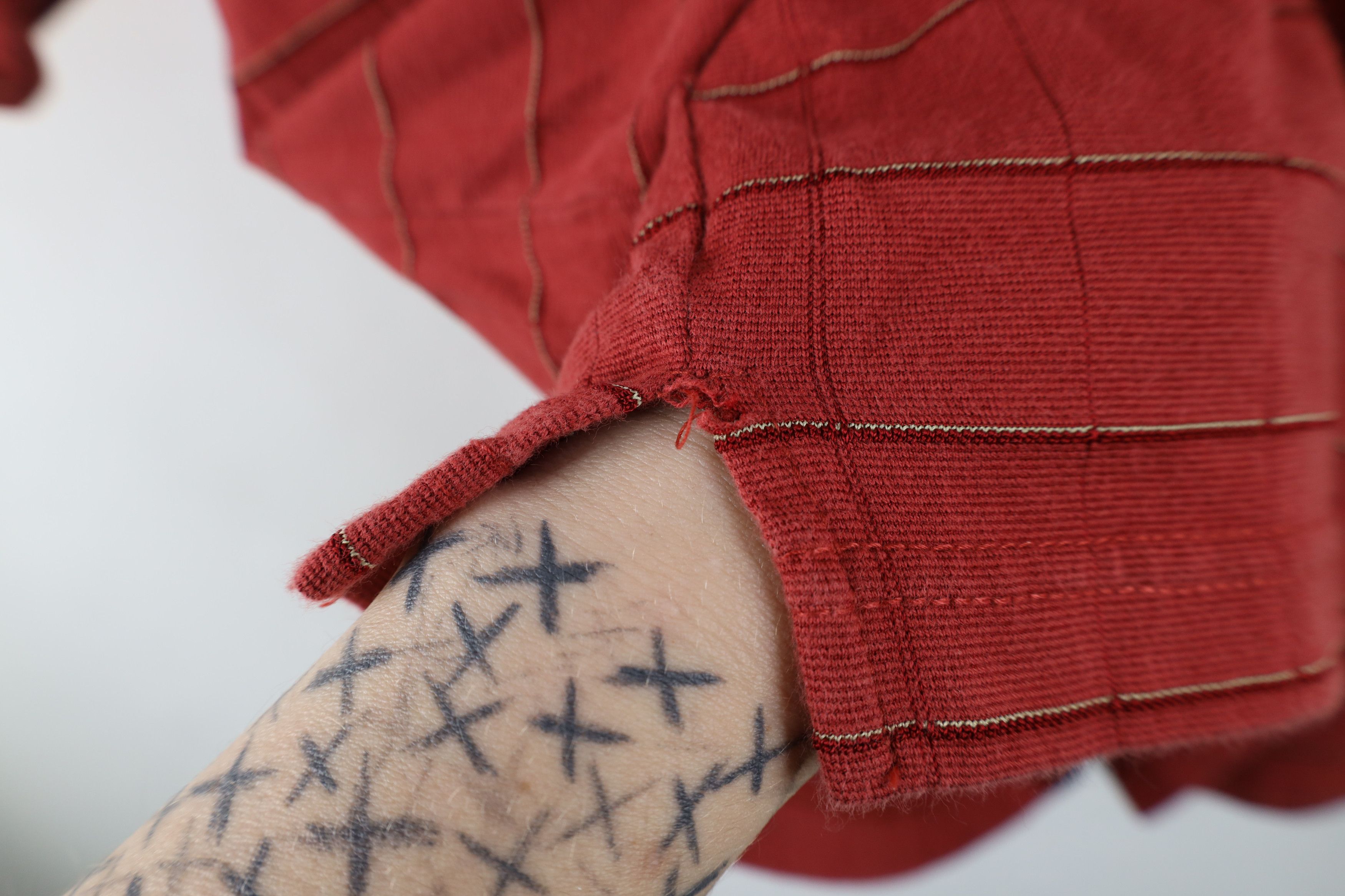 Vintage Vintage 90s Y2K Streetwear Checkered Knit Collared Golf Polo Size US L / EU 52-54 / 3 - 7 Thumbnail