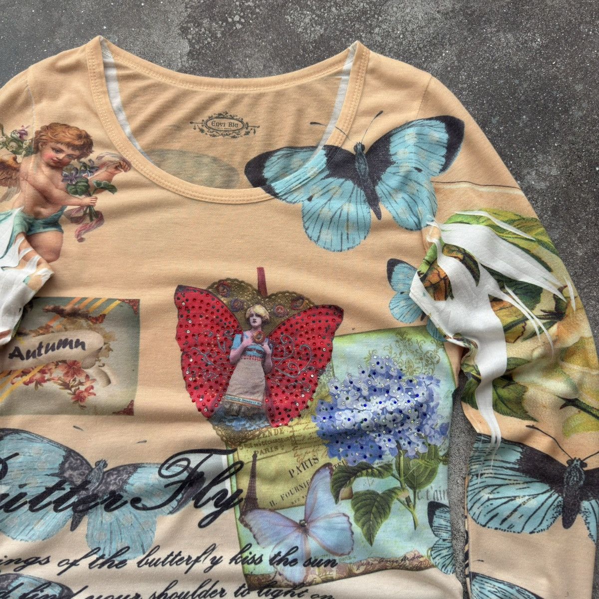 20471120 × Japanese Brand × Vintage JPG Jean Paul Gaultier Style Vintage Long Sleeve Top Size M / US 6-8 / IT 42-44 - 4 Thumbnail