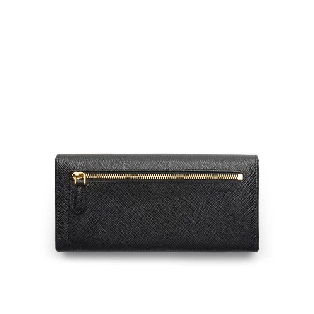 Prada PRADA Black Saffiano Leather Large Wallet New & Authentic Size ONE SIZE - 2 Thumbnail