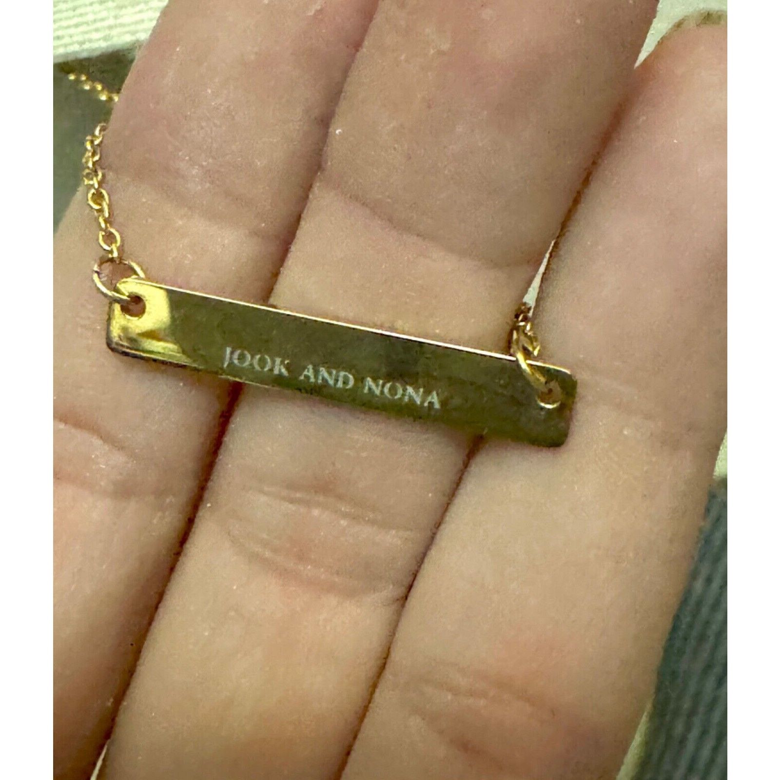 Other Jook and Nona 18k Gold Plated 18" Bar Necklace "Inspire" Size ONE SIZE - 5 Thumbnail