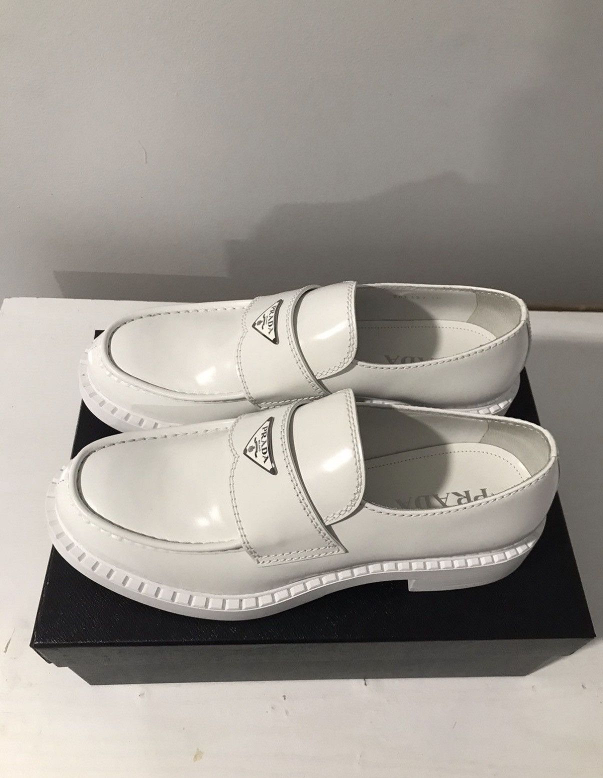 Prada Prada Brushed Leather Loafer Size US 10 / EU 43 - 2 Thumbnail