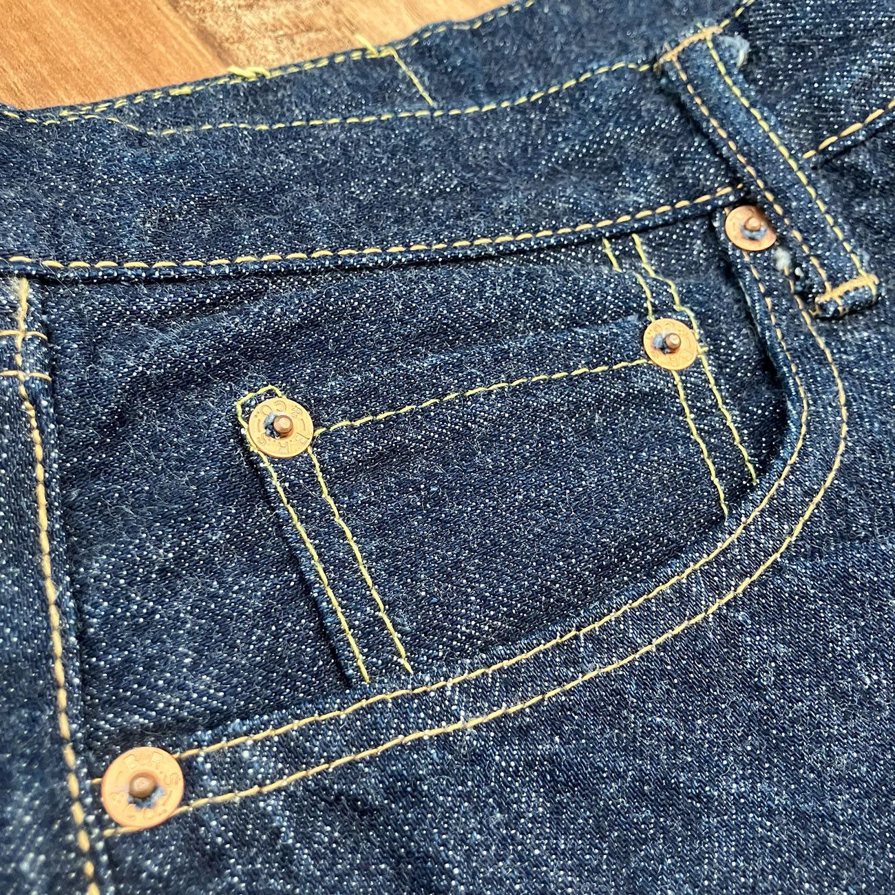 Japanese Brand BARNS OUTFITTERS BR8-7011 W33xL33 Selvedge Denim 90s Vintage Size US 33 - 8 Thumbnail