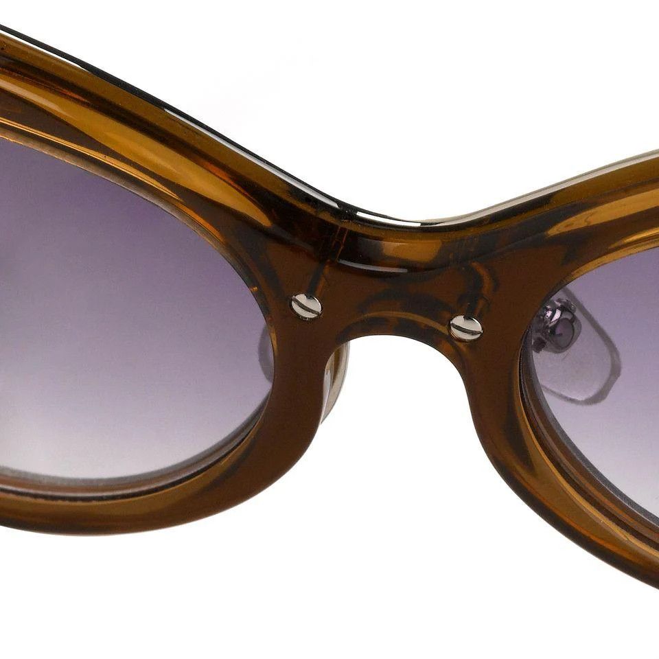 Yohji Yamamoto Yohji Yamamoto Sunglasses Cat Eye Brown Frame Size ONE SIZE - 13 Thumbnail