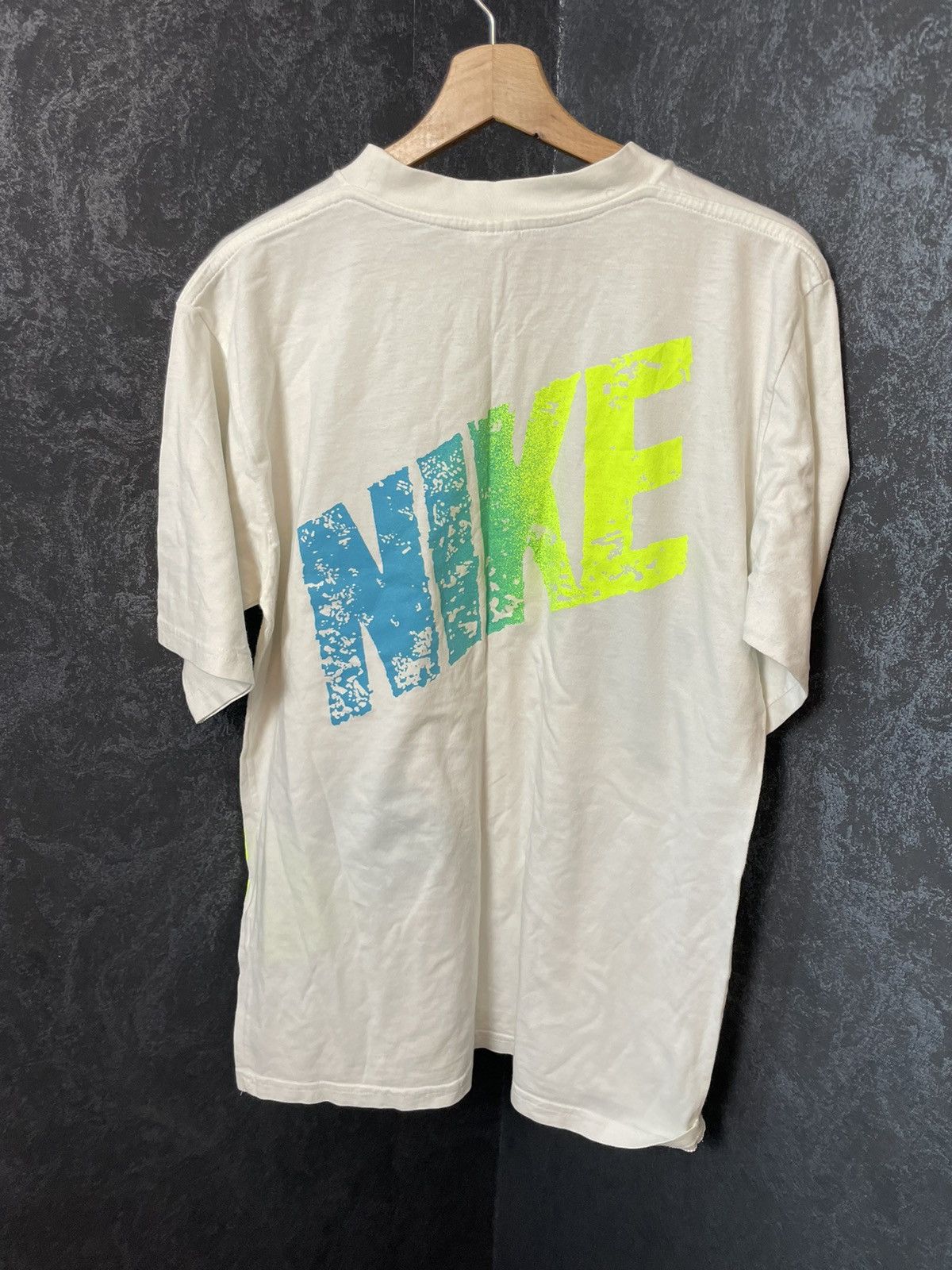 Nike × Vintage Vintage Nike 3D Tee Shirts Big Swoosh Logo Y2k Style Size US L / EU 52-54 / 3 - 5 Thumbnail