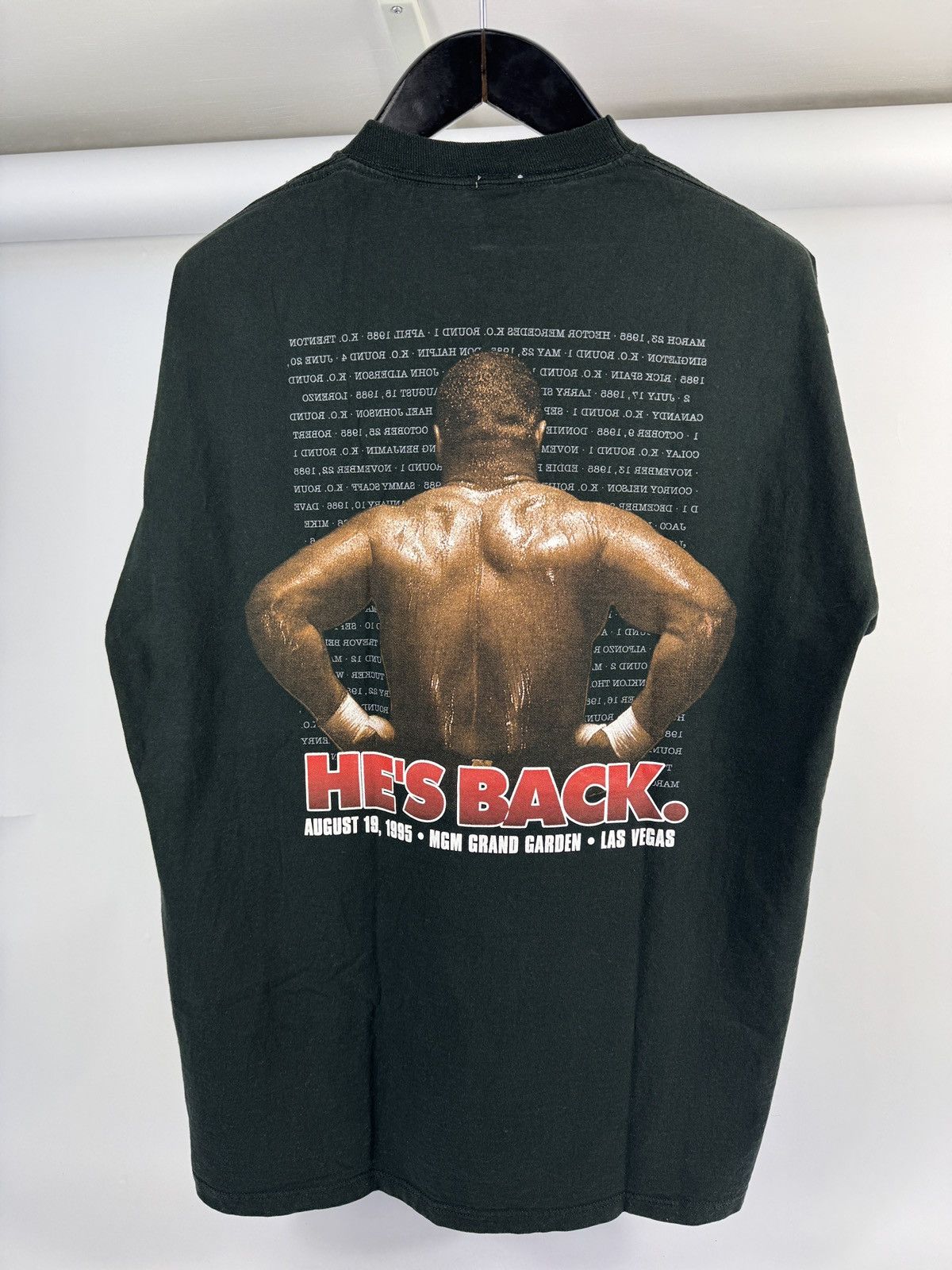 Vintage MCM GRAND MIKE TYSON 1985 PRINT VINTAGE T-SHIRT Size US XXL / EU 58 / 5 - 2 Thumbnail