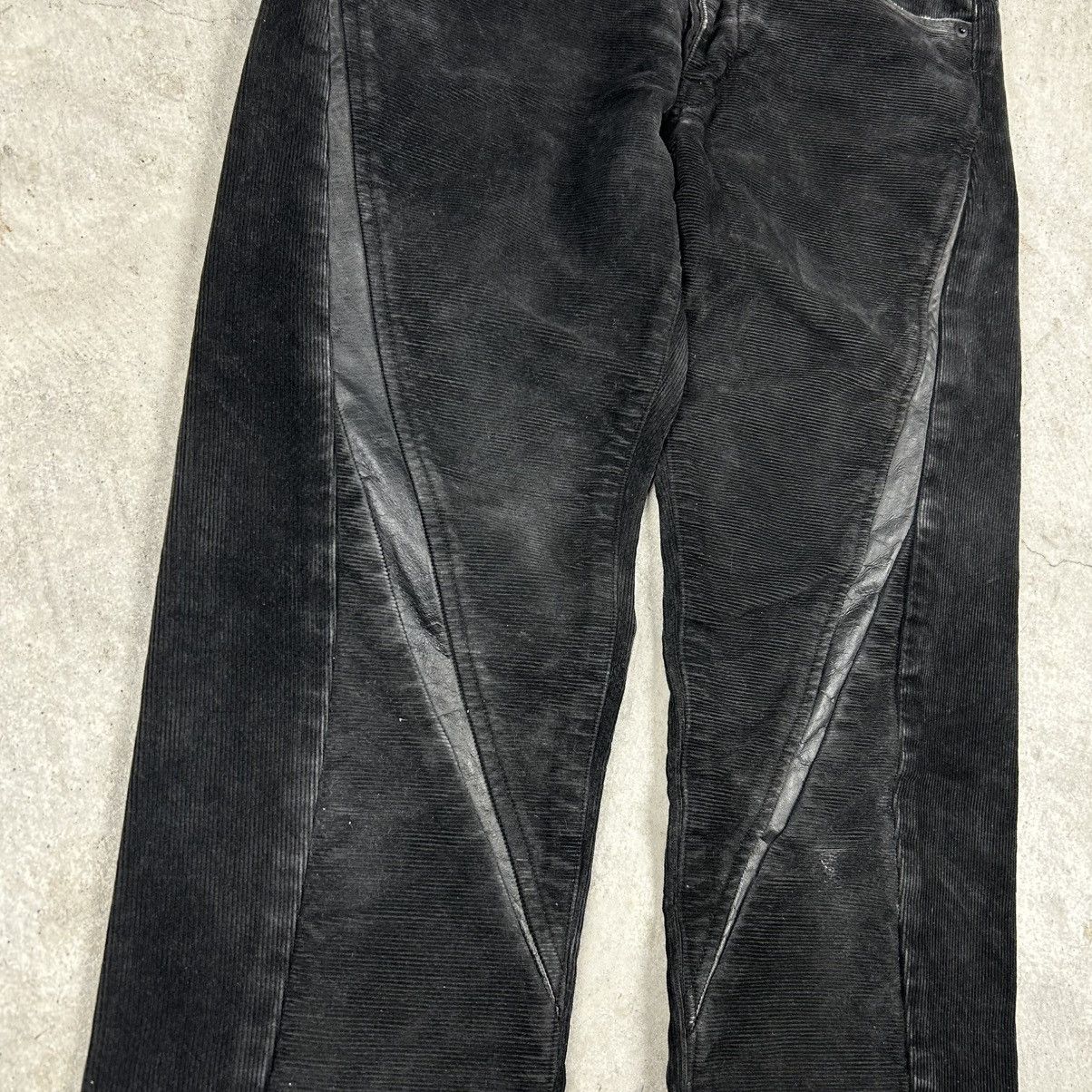 S/STERE S/STERE 2011AW Corduroy DeerSkin Panel Pants Size US 28 / EU 44 - 4 Thumbnail