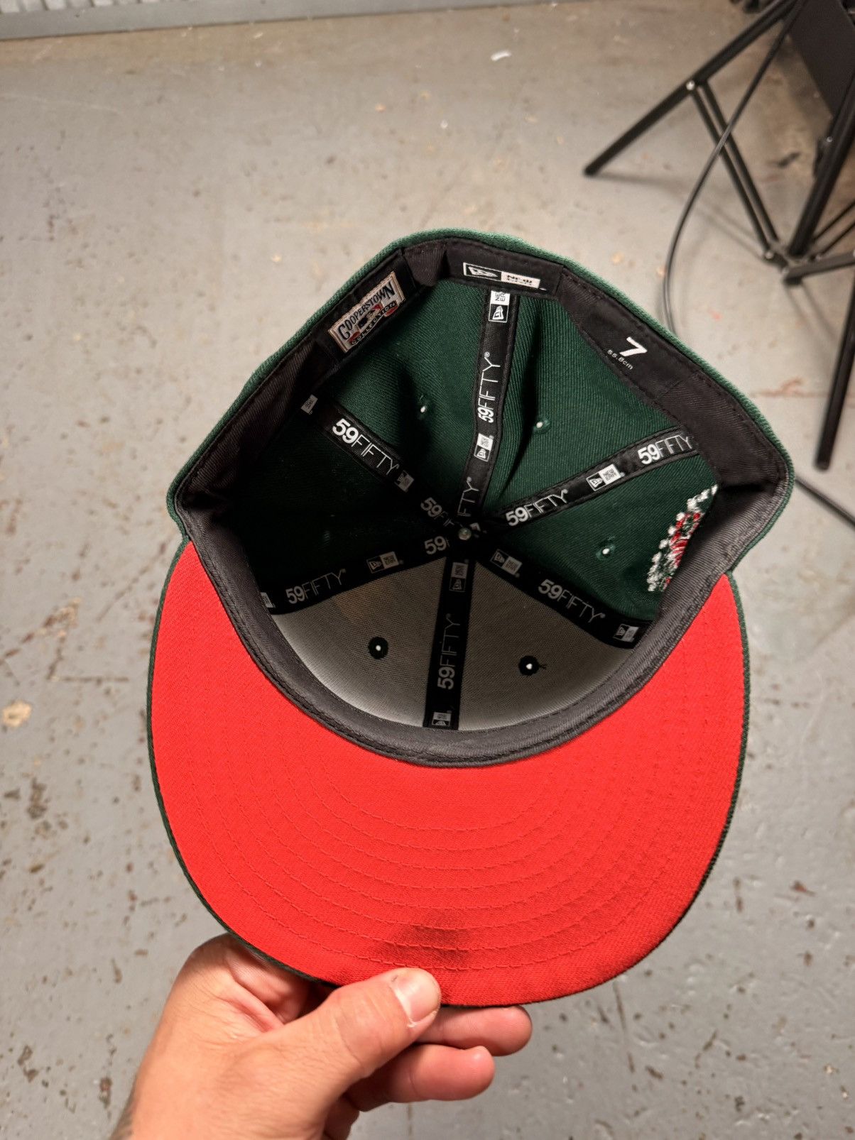 New Era Retro Green Toronto Blue Jays Fitted Size 7 Size ONE SIZE - 5 Thumbnail