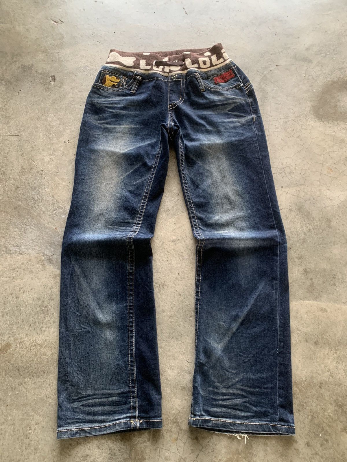 Japanese Brand Lolita The Muddy Paws Band Jeans Size US 32 / EU 48 - 1 Thumbnail