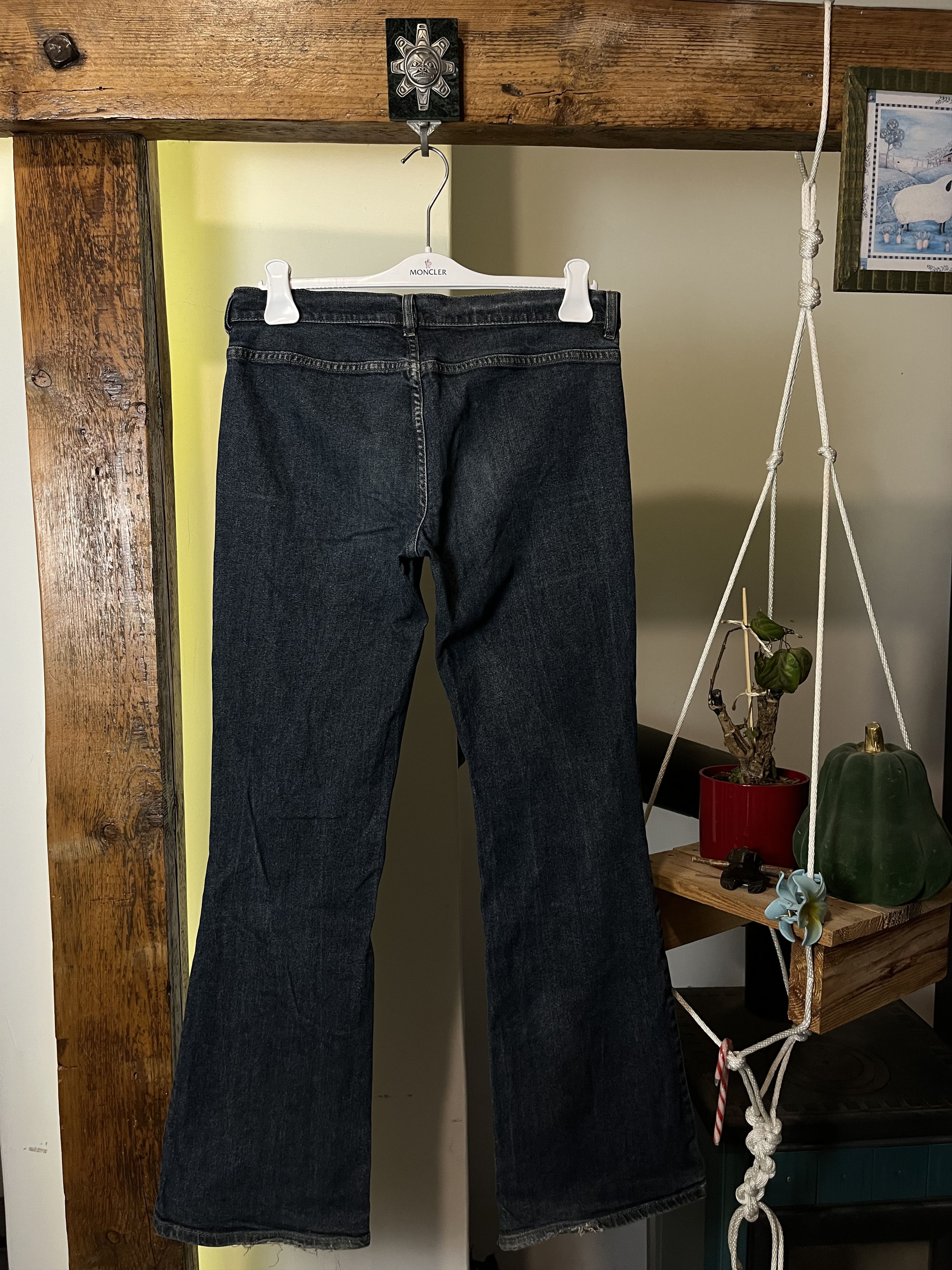 Diesel × Japanese Brand Vintage y2k Diesel Flared Denim Jeans Size 33" - 2 Thumbnail