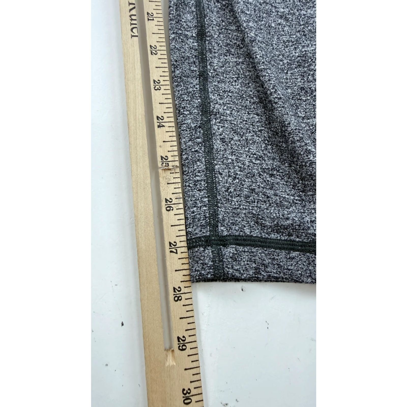 Lululemon Lululemon Leggings Womens 8 Gray Black Heather High Rise Yoga Pants Grit Logo Size 30" / US 8 / IT 44 - 6 Thumbnail