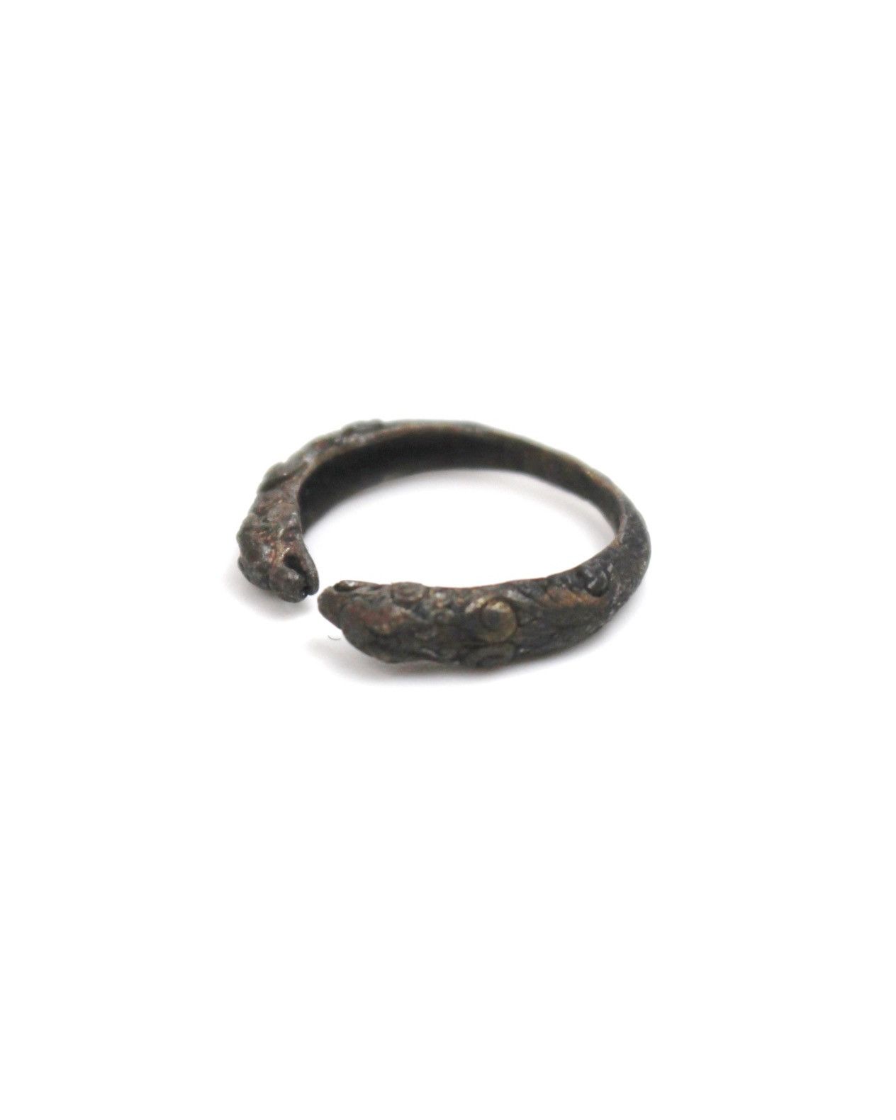 Vintage 1980S ANCIENT ROMAN HUNTING DOGS PENANNULAR RING Size ONE SIZE - 2 Thumbnail