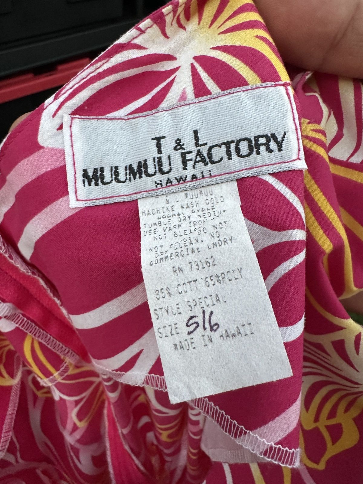 Other T&L Muumuu Factory Pink Maxi Dress Women's 5/6 S Size S / US 4 / IT 40 - 4 Thumbnail