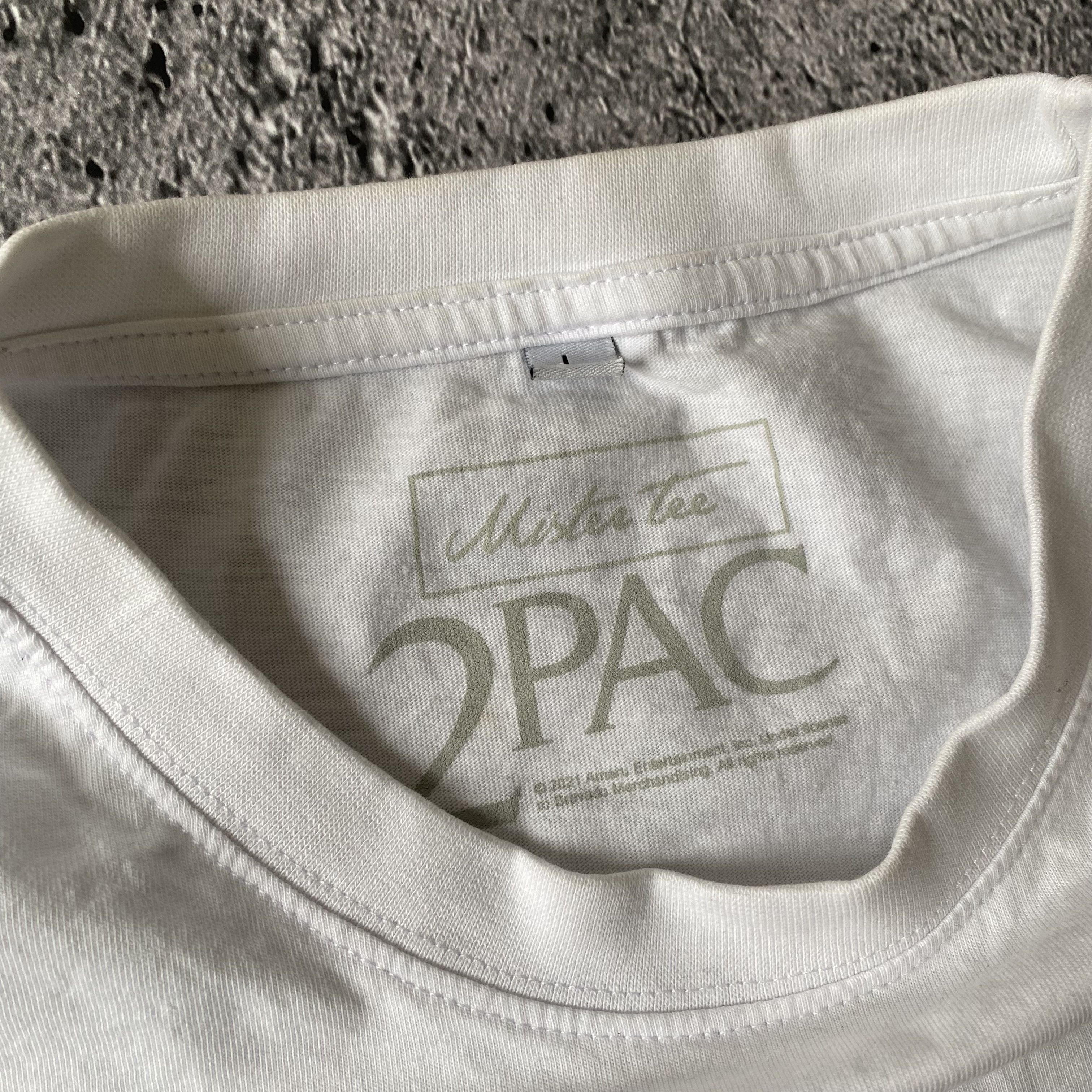Rap Tees 2pac Face Tee White 2021 Tupac SIze Large Size US L / EU 52-54 / 3 - 5 Thumbnail