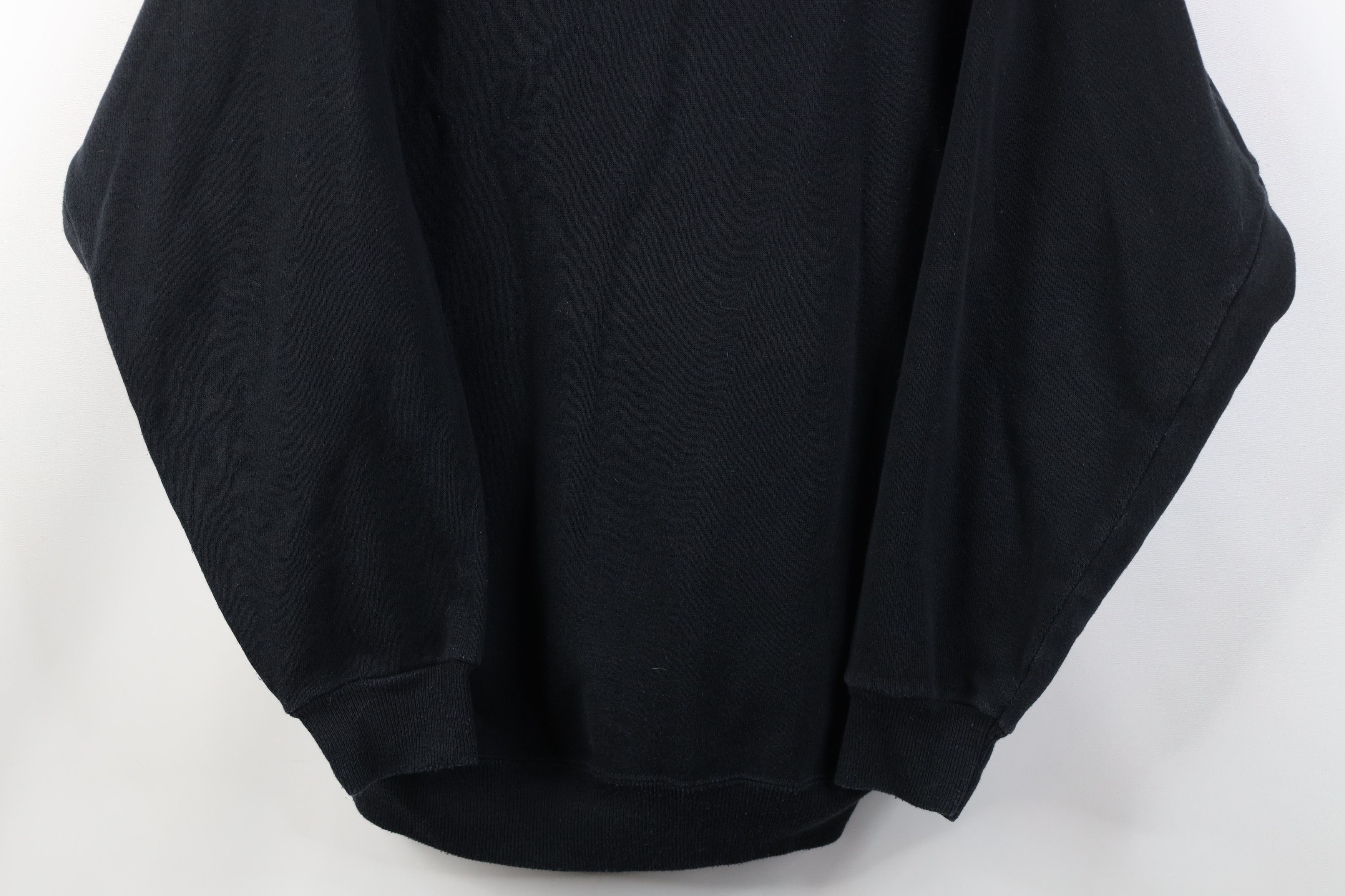Vintage Vintage 90s Streetwear Raglan Crewneck Sweatshirt Black Size US L / EU 52-54 / 3 - 3 Thumbnail