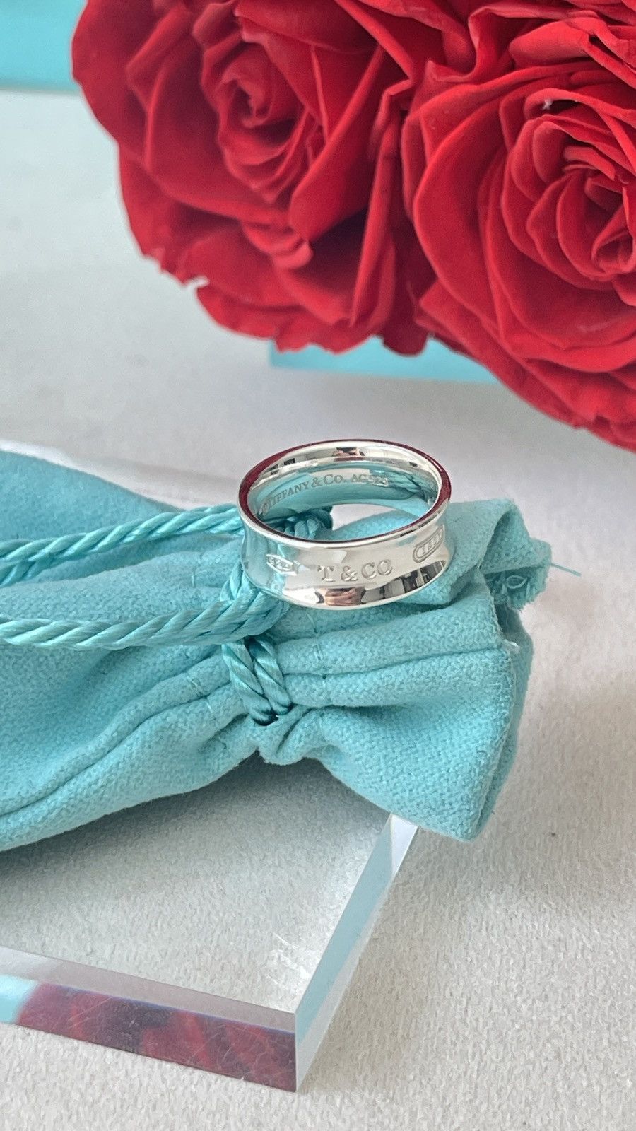 Tiffany & Co. 1837 Ring in Sterling Silver size 5.5 NEW $450