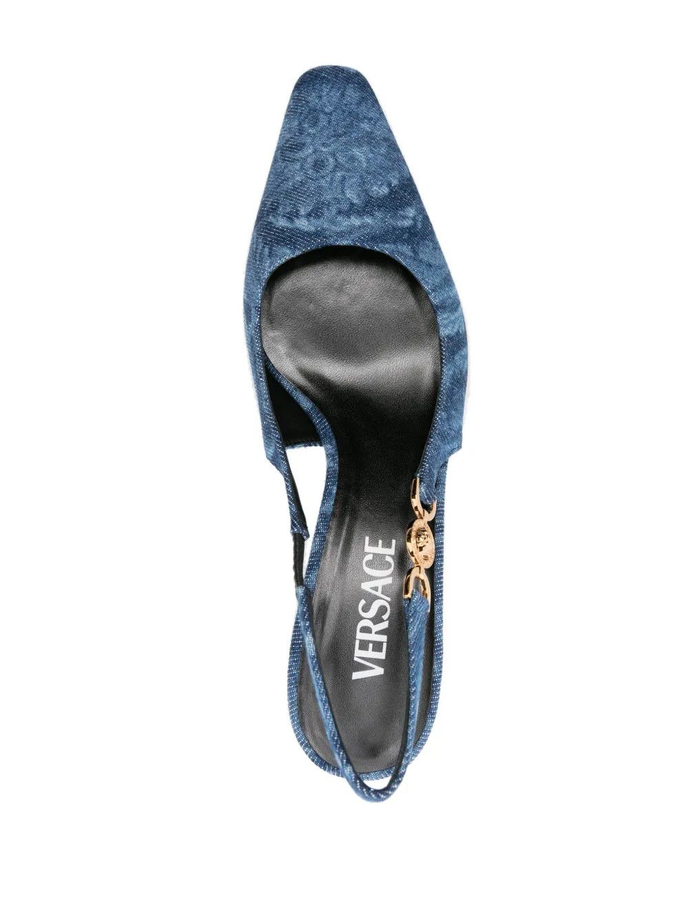 Versace o1y0226 Denim Pumps in Blue Size US 6.5 / IT 36.5 - 4 Thumbnail
