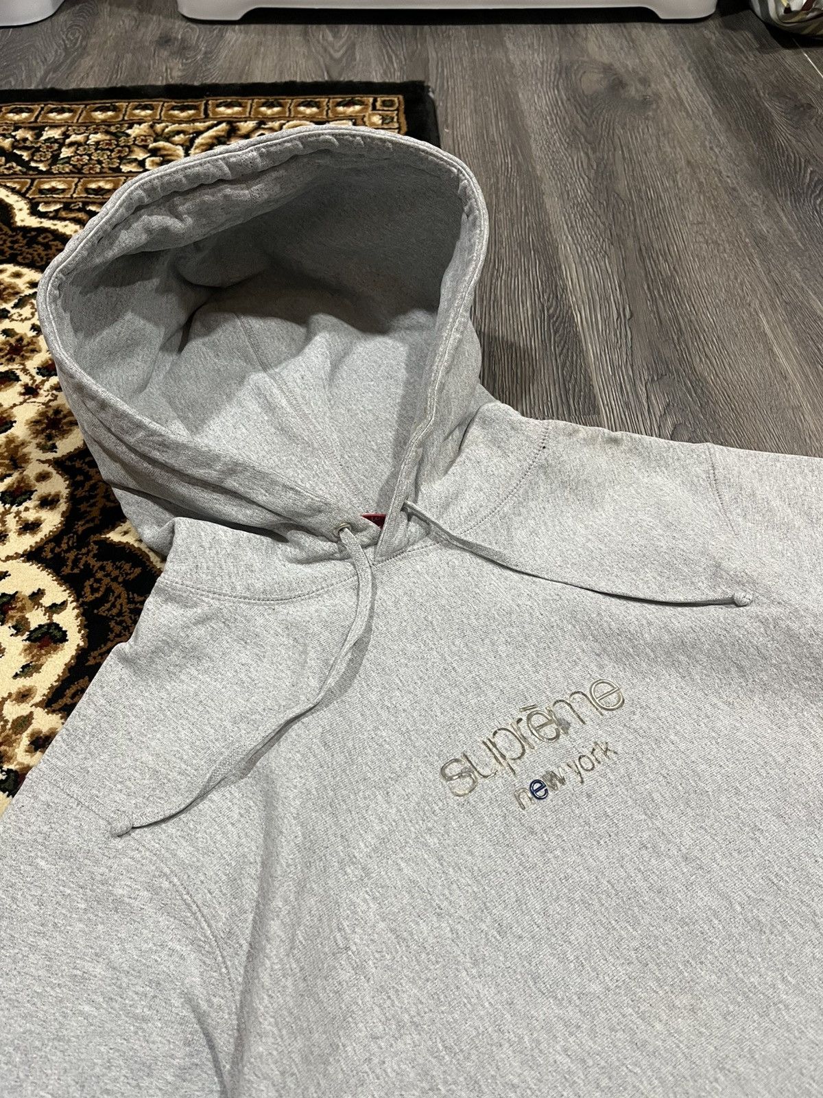 Supreme Supreme Classic Script Hooded Sweatshirt Size US L / EU 52-54 / 3 - 4 Thumbnail