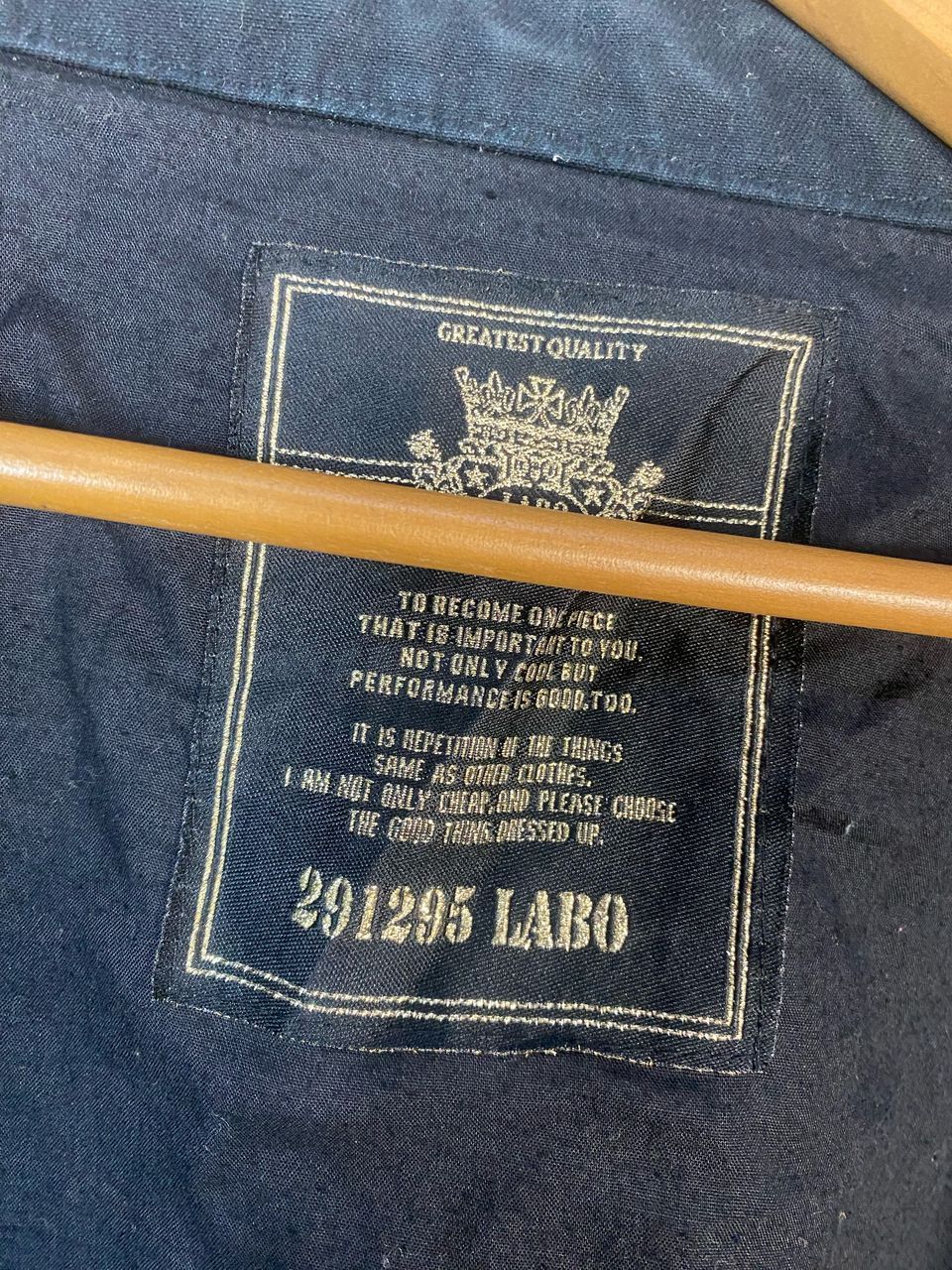 Japanese Brand 291295 labo military fashion zipper jacket Size US S / EU 44-46 / 1 - 7 Thumbnail