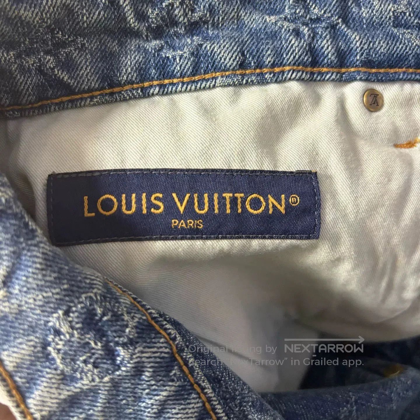 Louis Vuitton Louis Vuitton FW24 Monogram Denim Jeans. Size US 33 - 5 Thumbnail