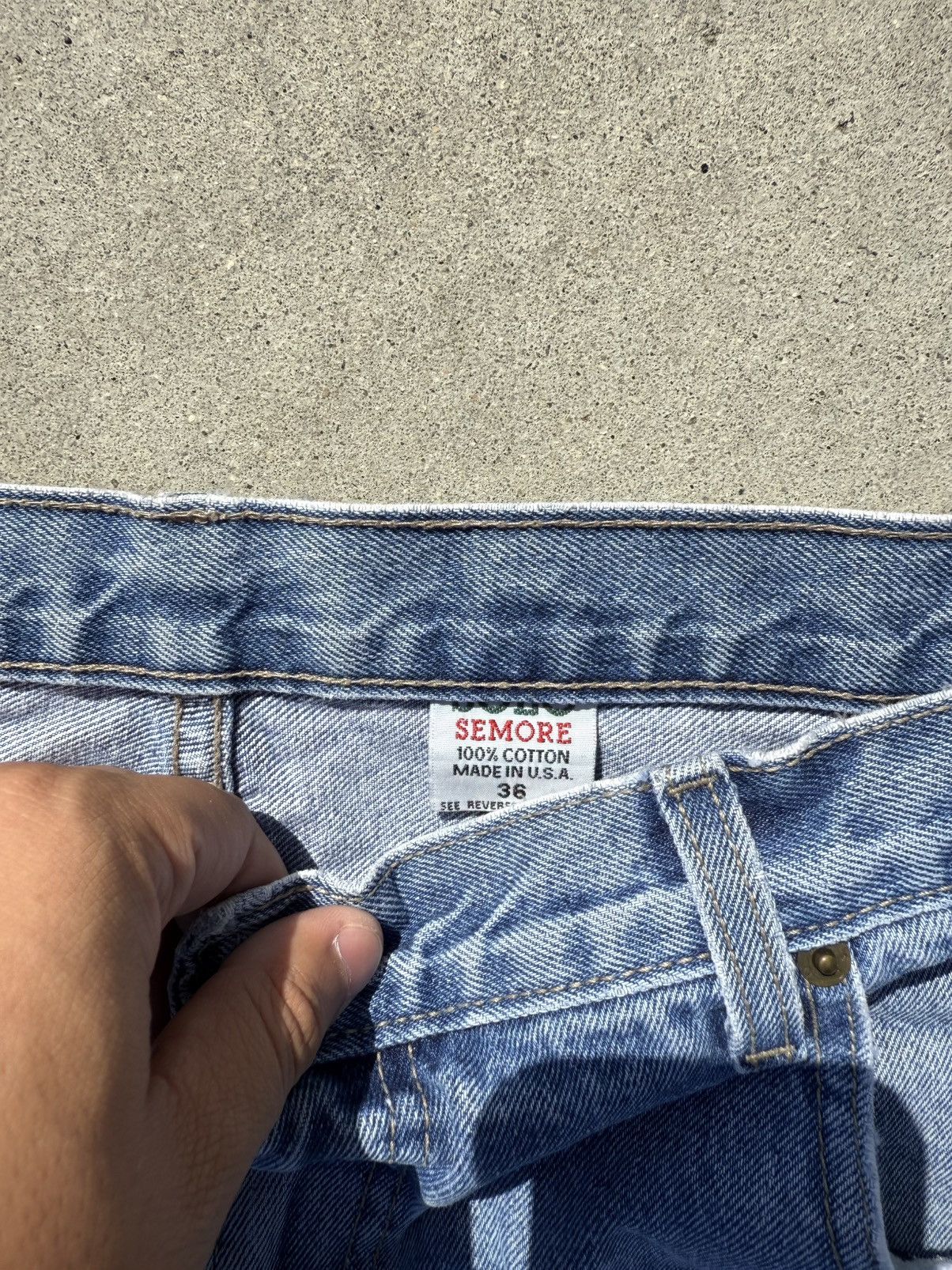 Other SOLO SEMORE BAGGY JEANS Size US 36 / EU 52 - 3 Thumbnail