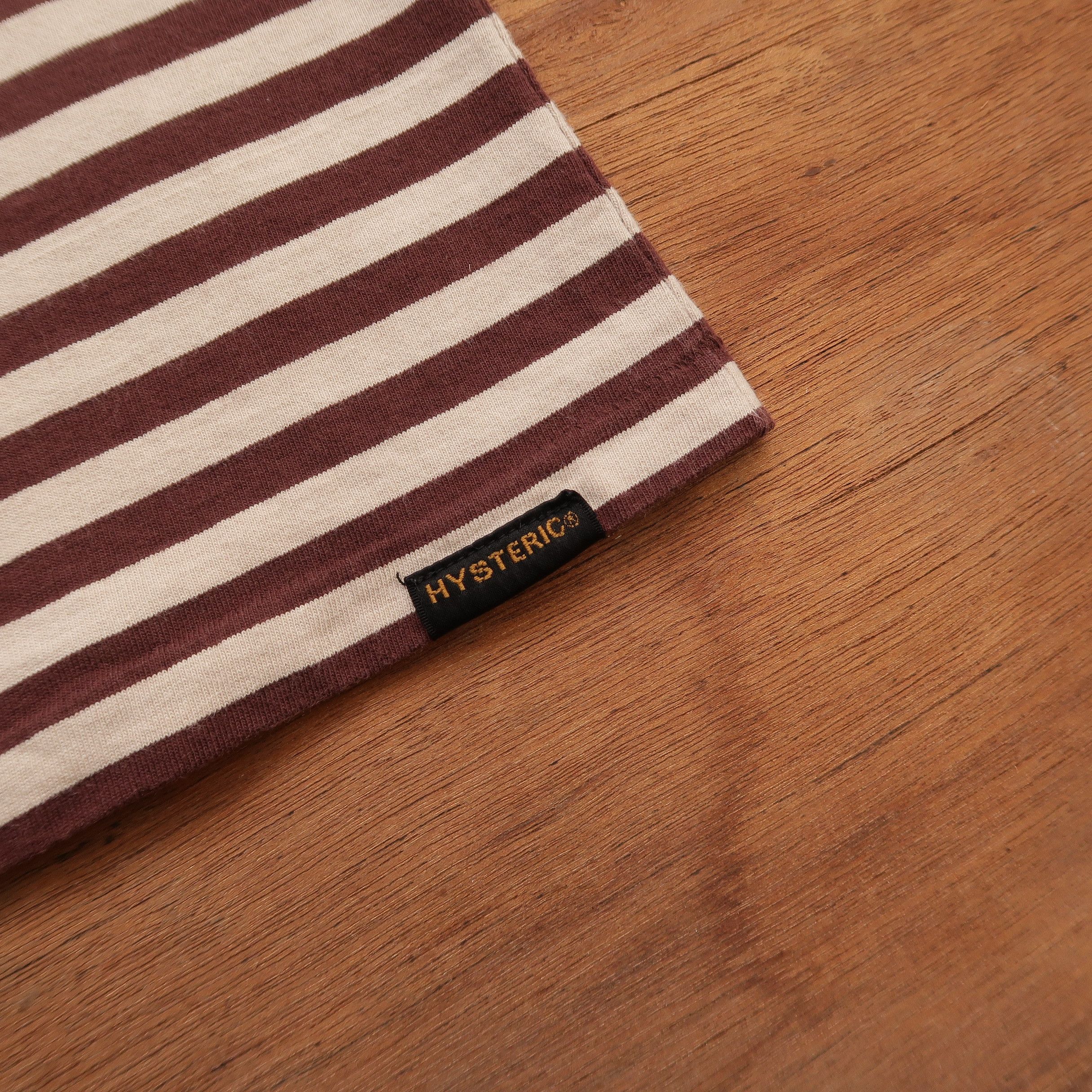 Hysteric Glamour Vintage 90s Hysteric Glamour Psychedelic Stripe T-Shirt Size US S / EU 44-46 / 1 - 14 Thumbnail