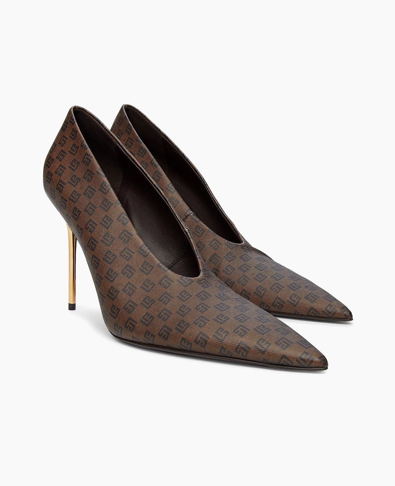 Balmain Balmain Clara-Mini Monogram Pumps size 37.5 Size US 7.5 / IT 37.5 - 1 Thumbnail