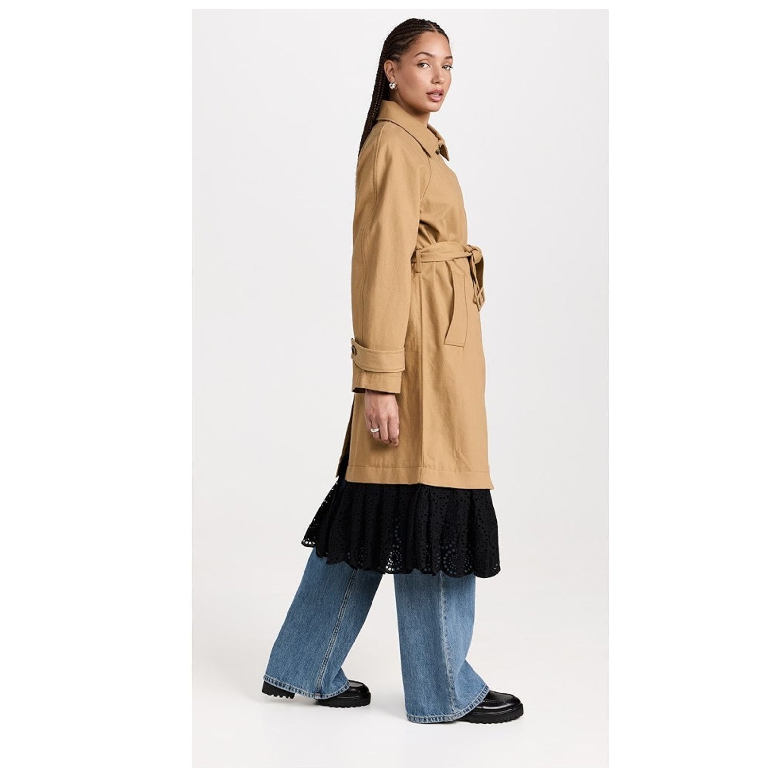 Sea New York Sea NY Maeve Eyelet Long Sleeve Trench Coat Size XL Size XL / US 12-14 / IT 48-50 - 4 Thumbnail