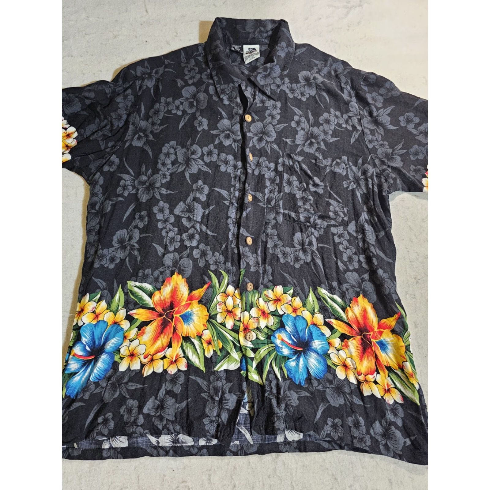 Vintage VINTAGE Kennington Hawaiian Camp Shirt Button-Up Mens XL Floral Design Size US XL / EU 56 / 4 - 5 Thumbnail