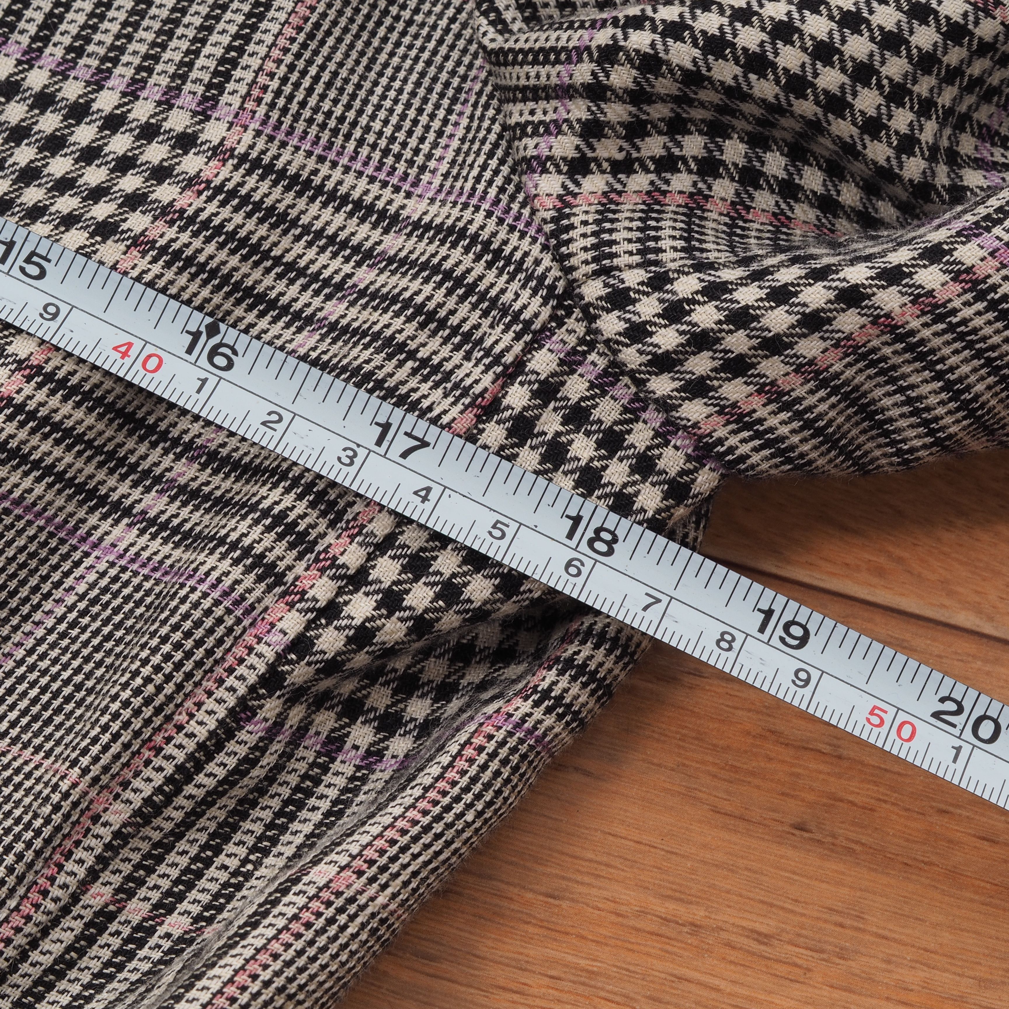 Armani Collezioni Armani Collezioni Linen Plaid Gray Jacket Blazer Size L / US 10 / IT 46 - 9 Thumbnail