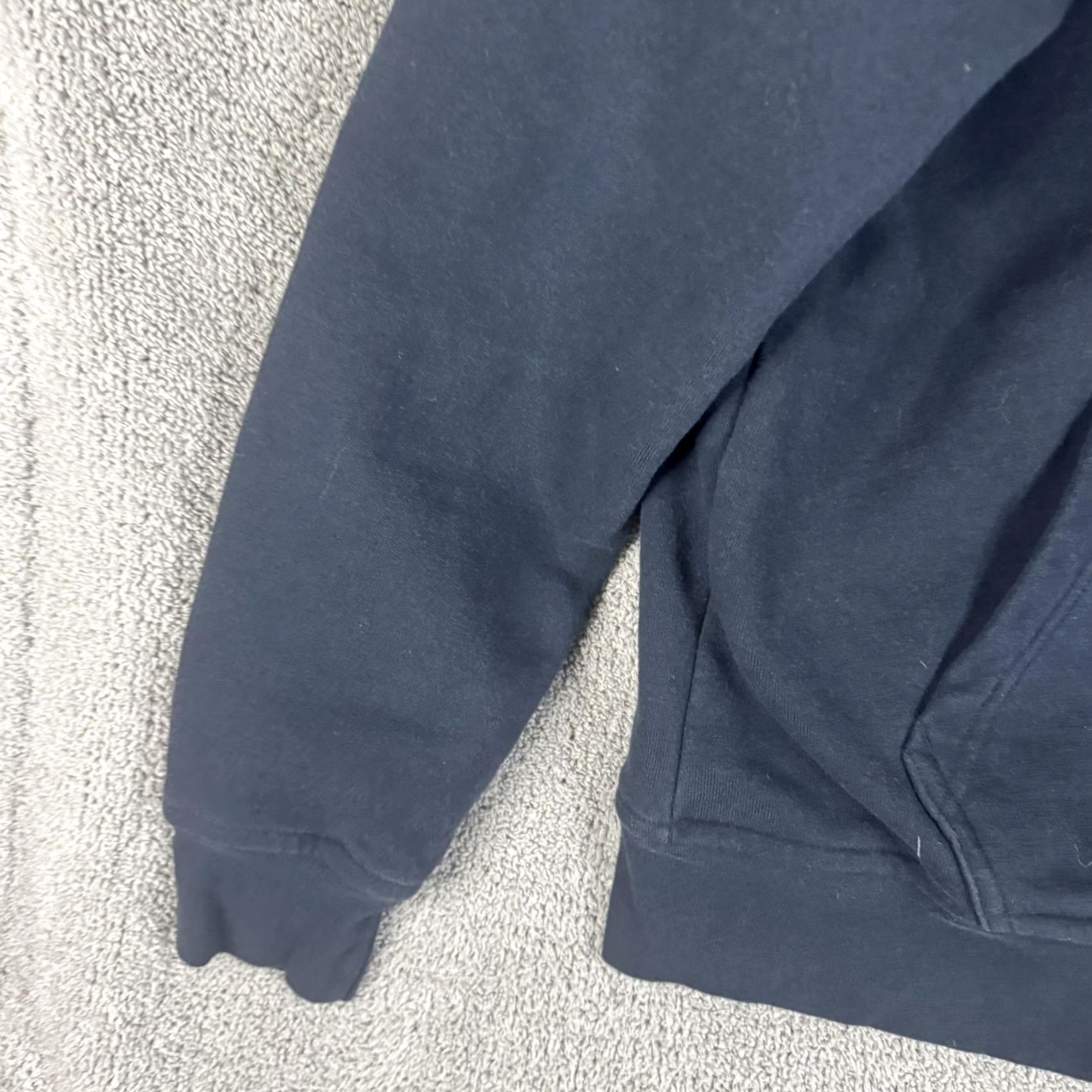 Flint And Tinder Flint and Tinder Sweatshirt Mens Large Blue 1/4 Zip Fleece Pullover Mock Neck Sweatshirt Mens L Blue 1/4 Zip Pockets Cotton fleece Vintage No Size US L / EU 52-54 / 3 - 2 Thumbnail