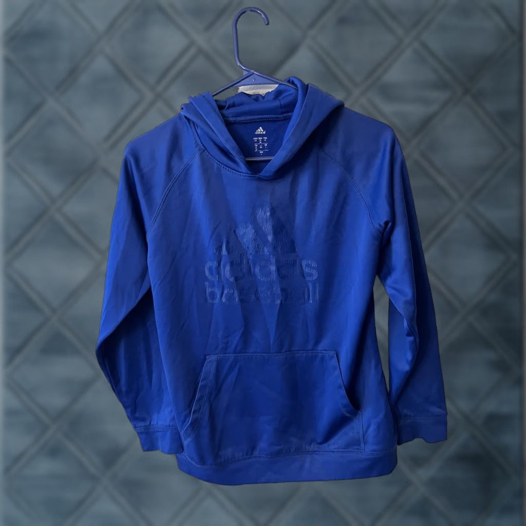 Adidas VINTAGE Adidas Baseball Hoodie Shirt Teens 3XL Blue Boys 3XL Sports Pullover Hoodie Mens Womens Boys Girls Size US XXL / EU 58 / 5 - 1 Thumbnail
