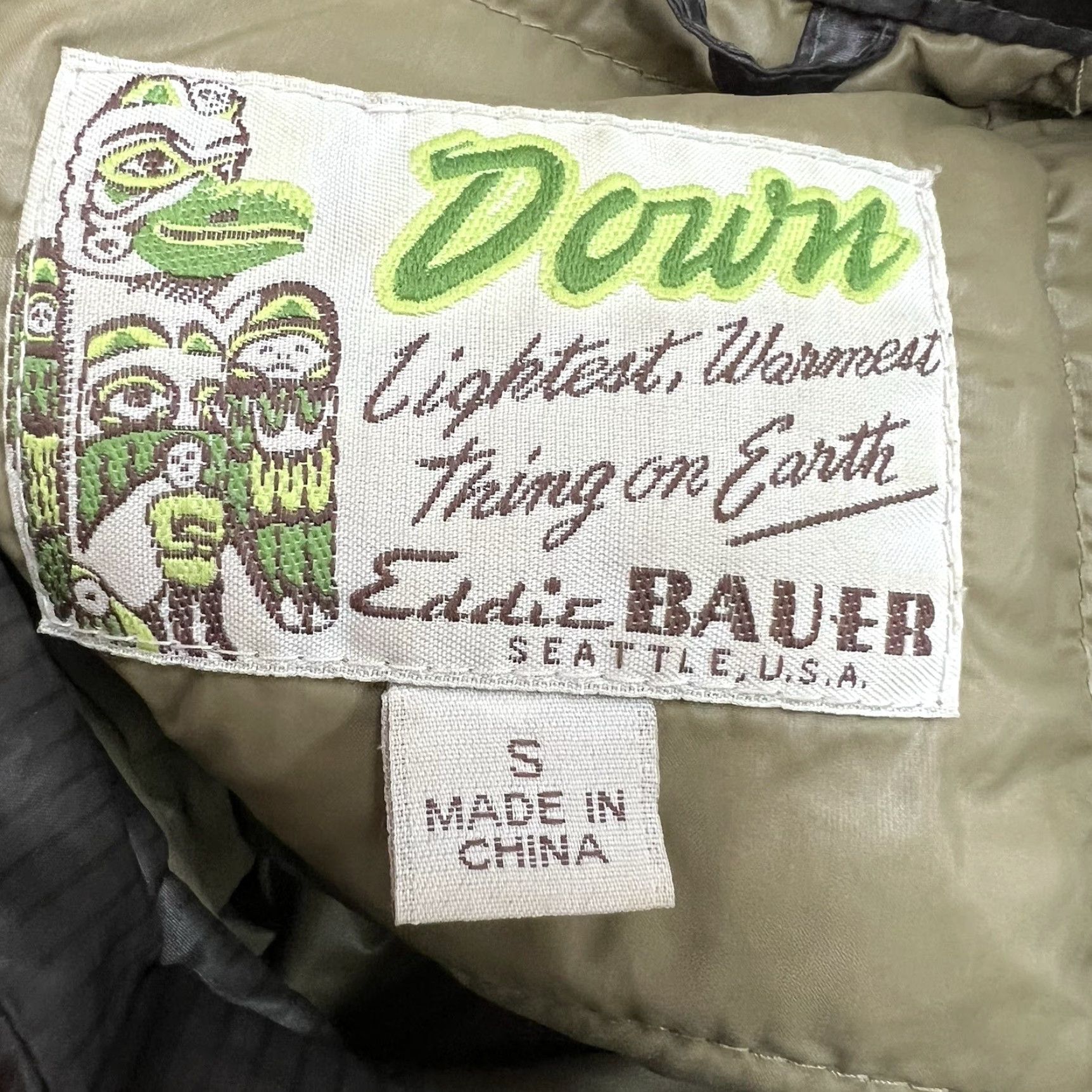 Eddie Bauer Eddie Bauer Goose Down Puffer Jacket Mens SZ S Brown Regular Size US S / EU 44-46 / 1 - 5 Thumbnail