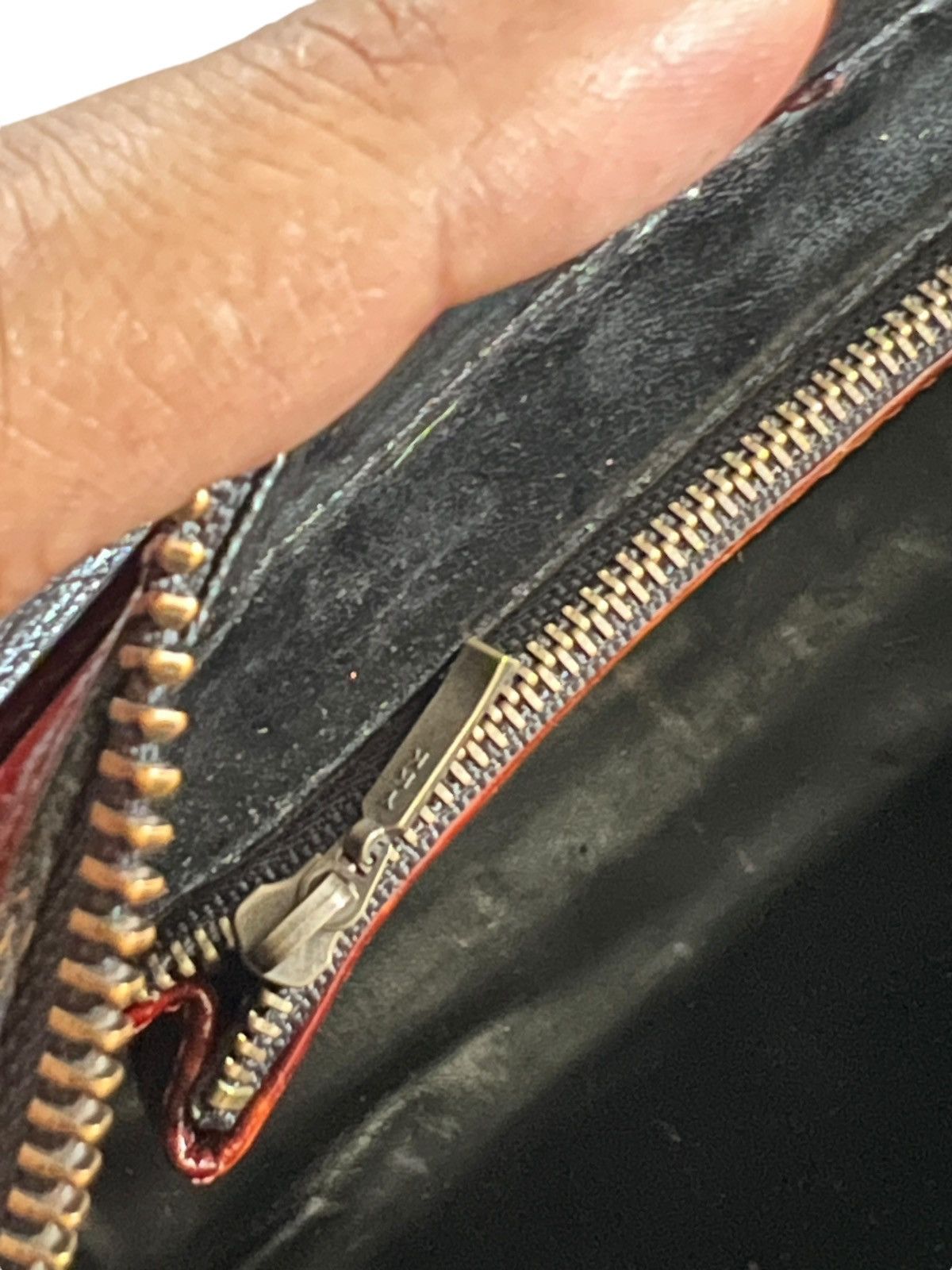 Jean Paul Gaultier 1990s JPG Homme Croc Pattern Leather Clutch Bag Size ONE SIZE - 14 Thumbnail