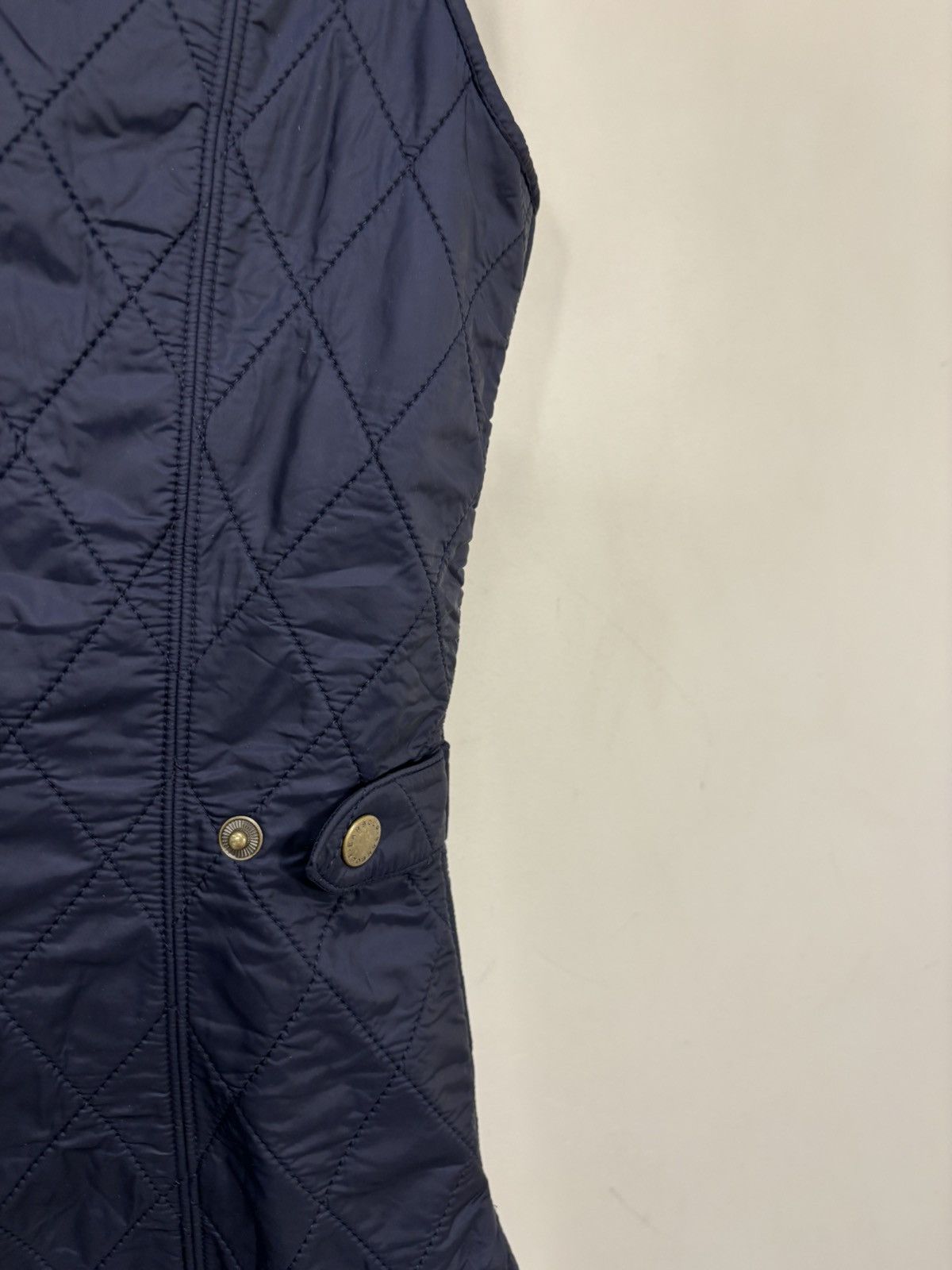 Barbour Barbour Wray Gilet Women’s Navy Blue Diamond Quilted Vest Size S / US 4 / IT 40 - 17 Thumbnail