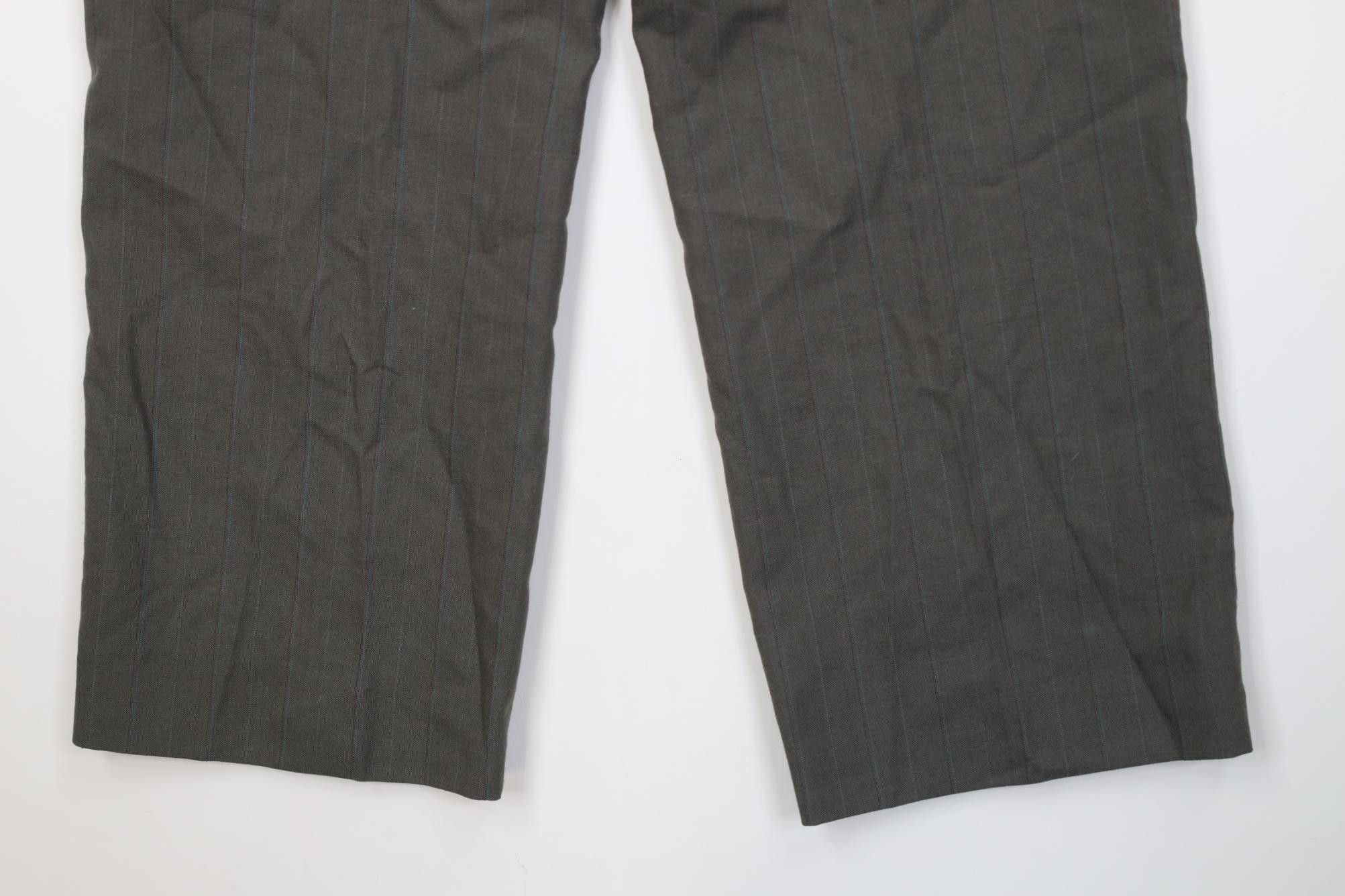 Vintage Vintage 90s Streetwear Knit Striped Wide Leg Chino Pants Size US 32 / EU 48 - 11 Thumbnail
