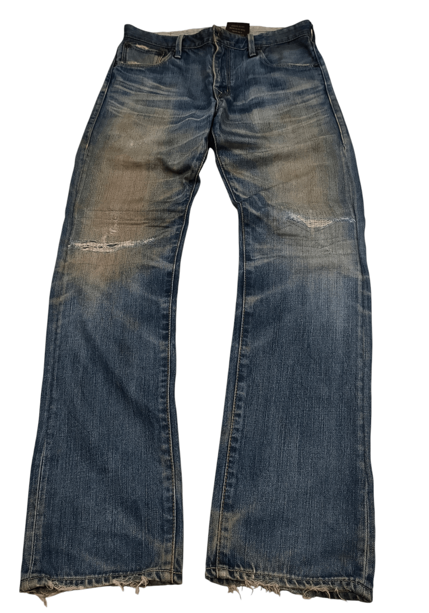 Levi's 💥 Flared Levi's 522 Buckle Back Distressed💥 Size US 32 / EU 48 - 3 Thumbnail