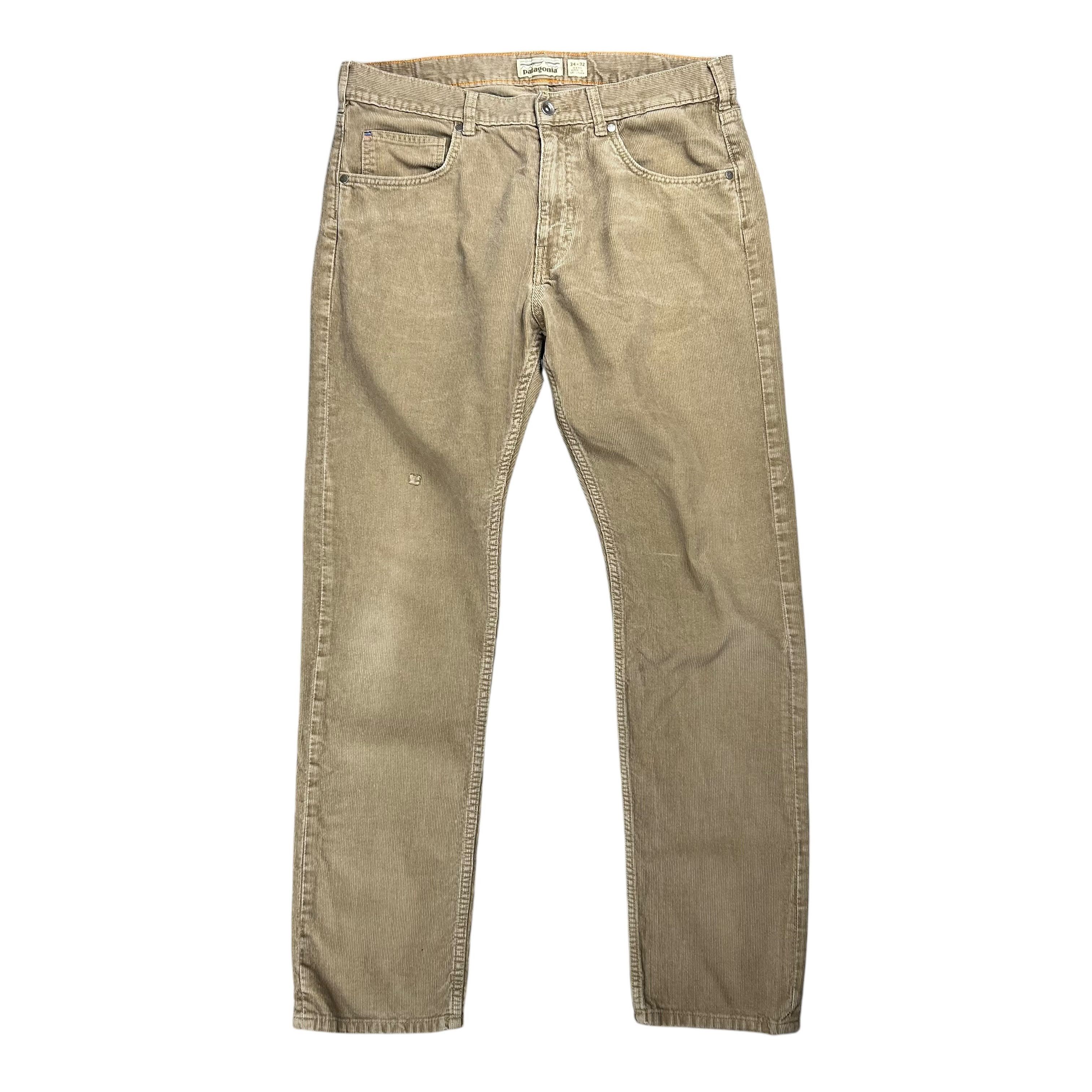 Patagonia Patagonia Iron Clad Beige Corduroy Pants Regular Straight 34 Size US 34 / EU 50 - 1 Thumbnail