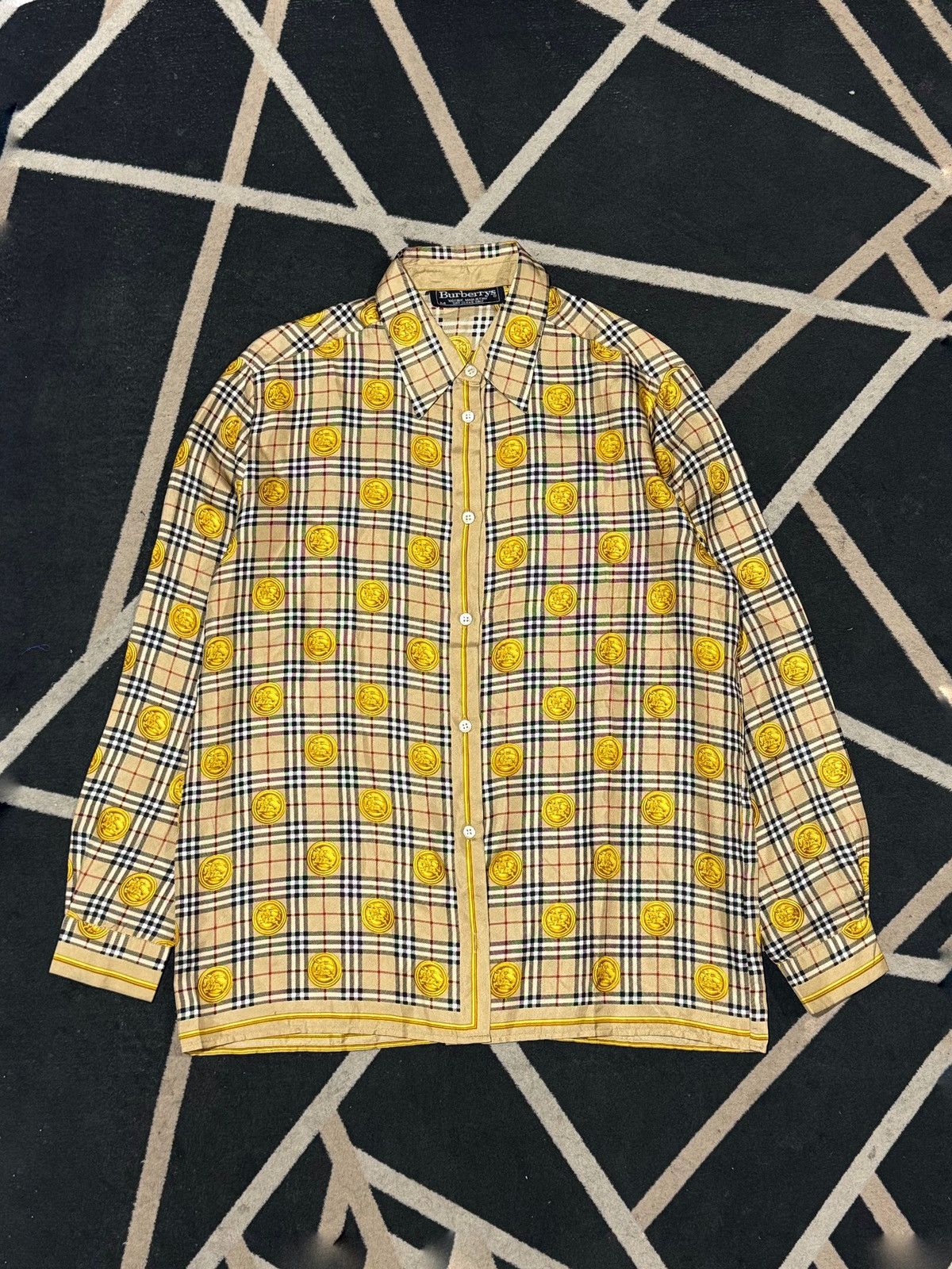 Burberry Burberrys Coin Silk Nova Check Size US M / EU 48-50 / 2 - 1 Thumbnail
