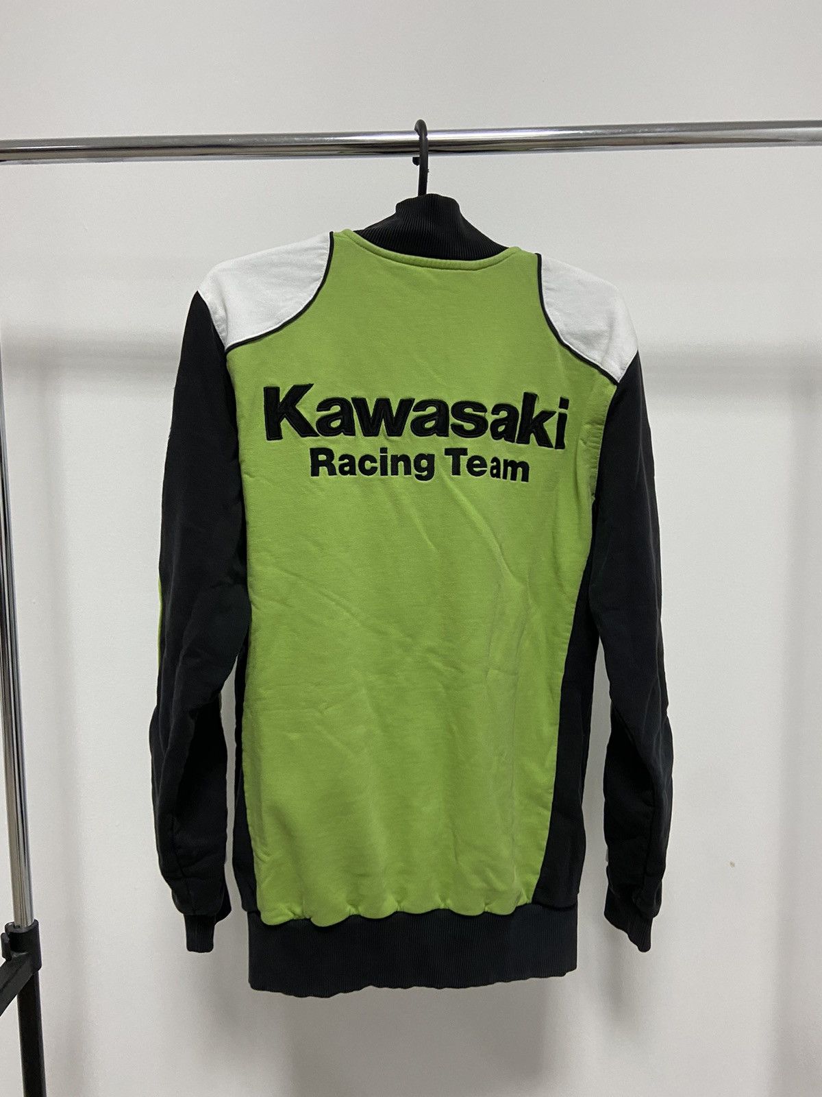 Japanese Brand × Vintage Kawasaki Vintage Racing Sweatshirt Jacket Zip Big Logo Size US M / EU 48-50 / 2 - 3 Thumbnail