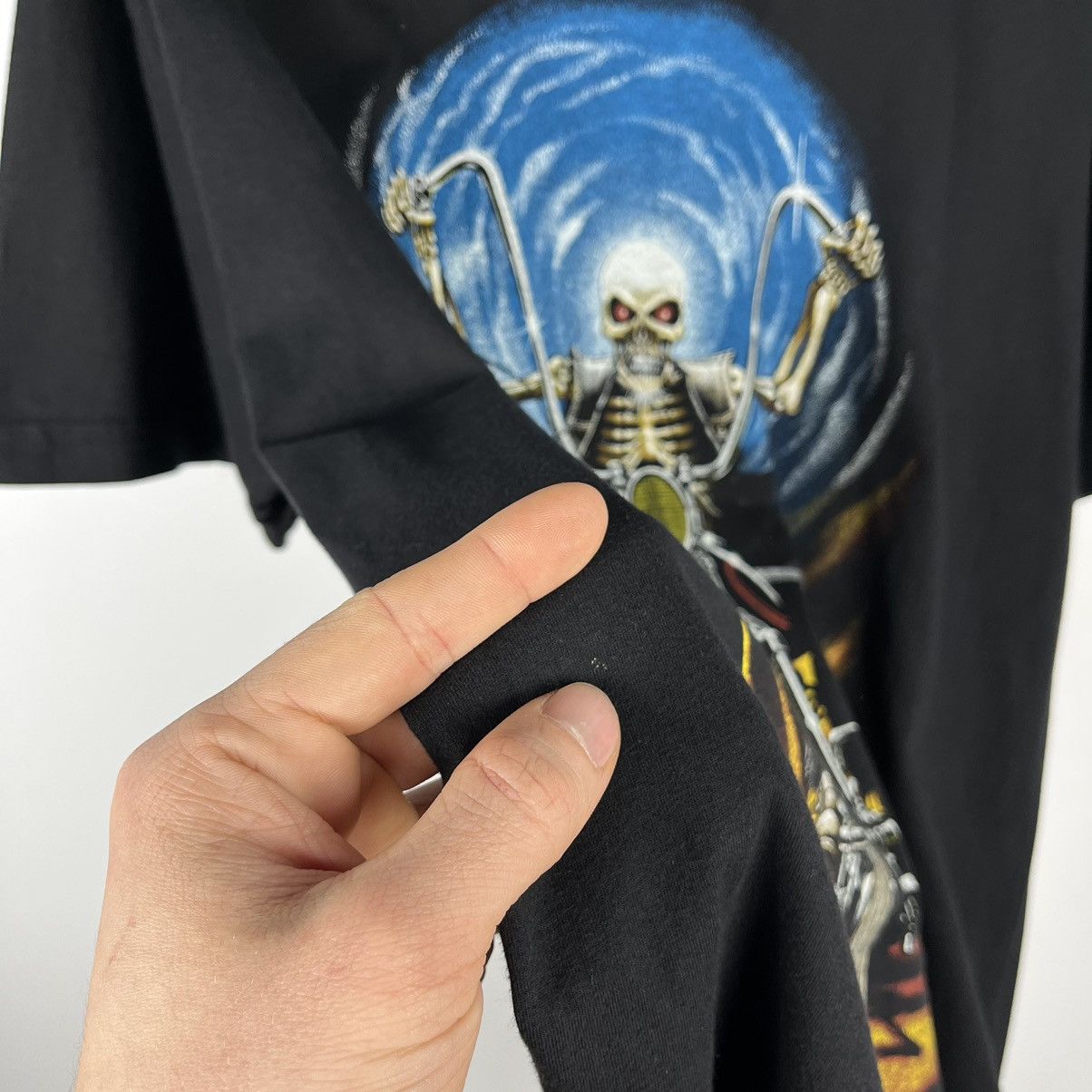 Harley Davidson Vintage Hellraiser biker Harley Davidson style tee 90’s Size US L / EU 52-54 / 3 - 8 Thumbnail
