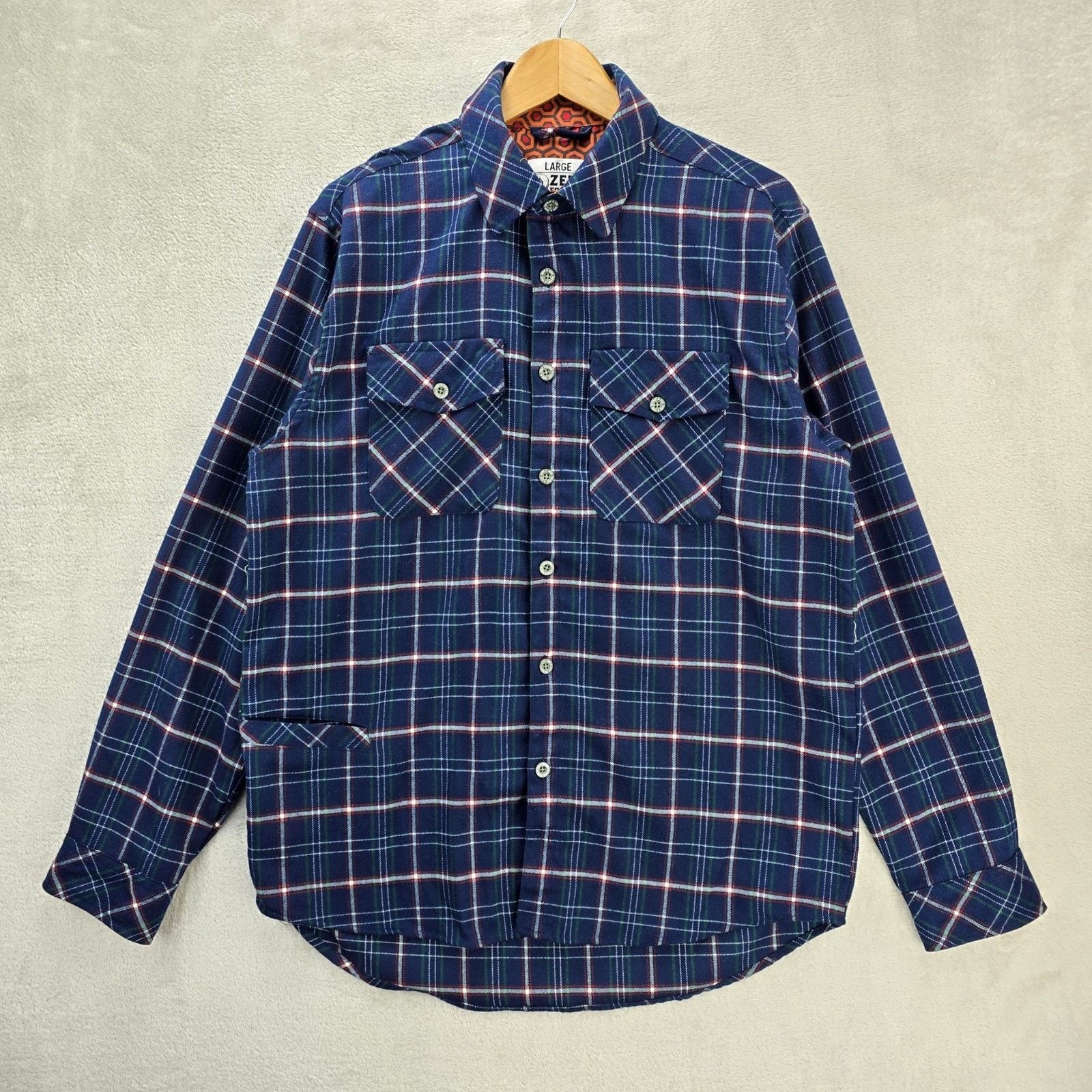 Other Zero Foxtrot Flannel Button Up Shirt Mens Large Long Sleeve Size US L / EU 52-54 / 3 - 1 Thumbnail
