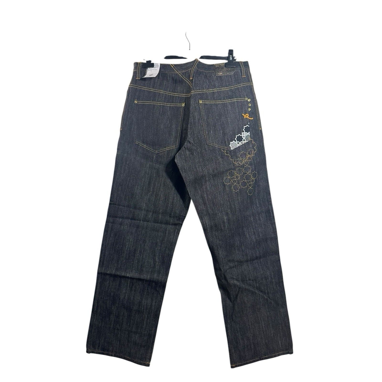 Rocawear Vintage Y2K Rocawear Jeans Mens Denim Baggy Hip Hop Black Wi Size US 36 / EU 52 - 3 Thumbnail