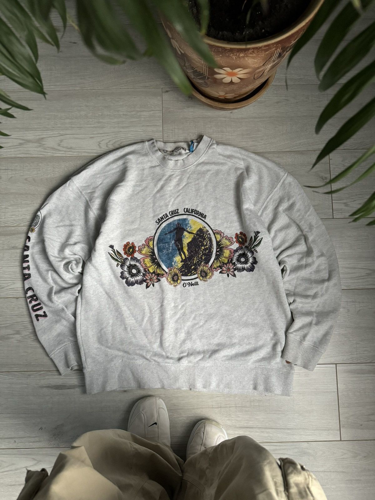 Designer × O'Neill Vintage sweatshirt O’Neill Santa Cruz California USA logo Size US L / EU 52-54 / 3 - 1 Thumbnail