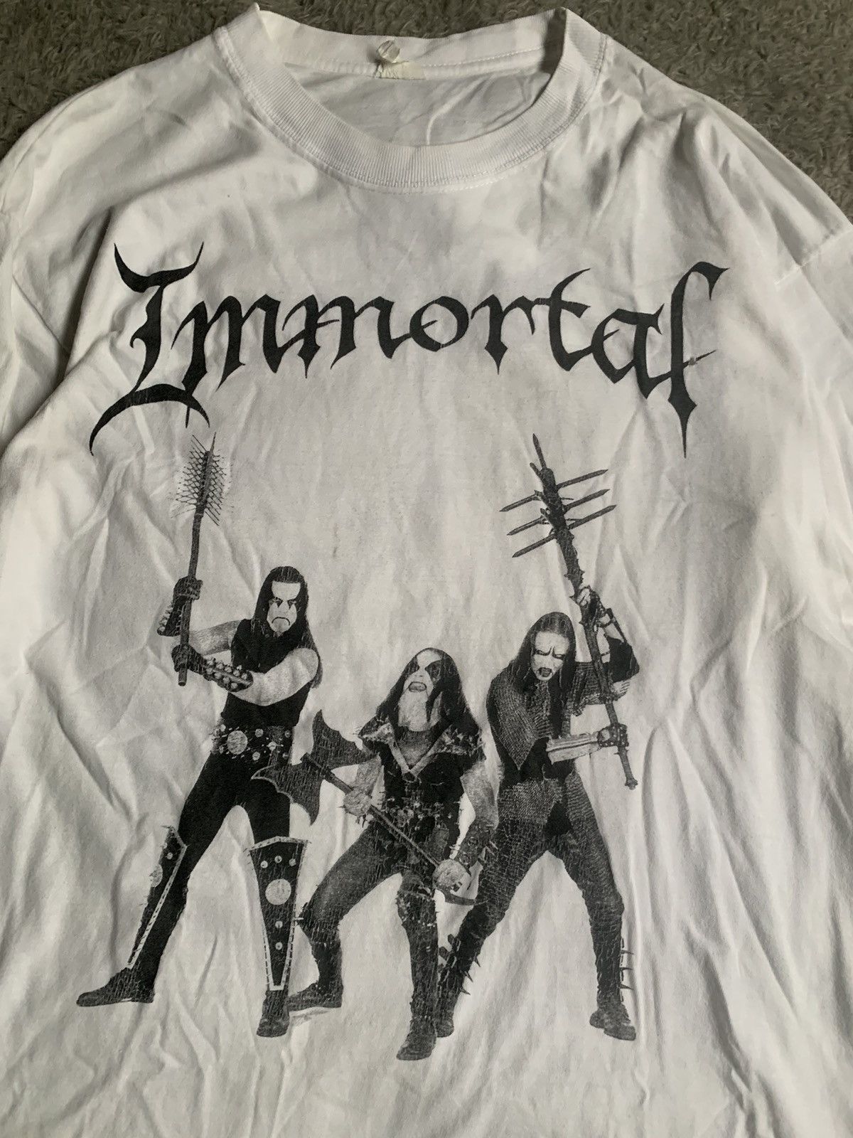 Band Tees Vintage 00s Immortal Longsleeve black metal erd Size US L / EU 52-54 / 3 - 2 Thumbnail