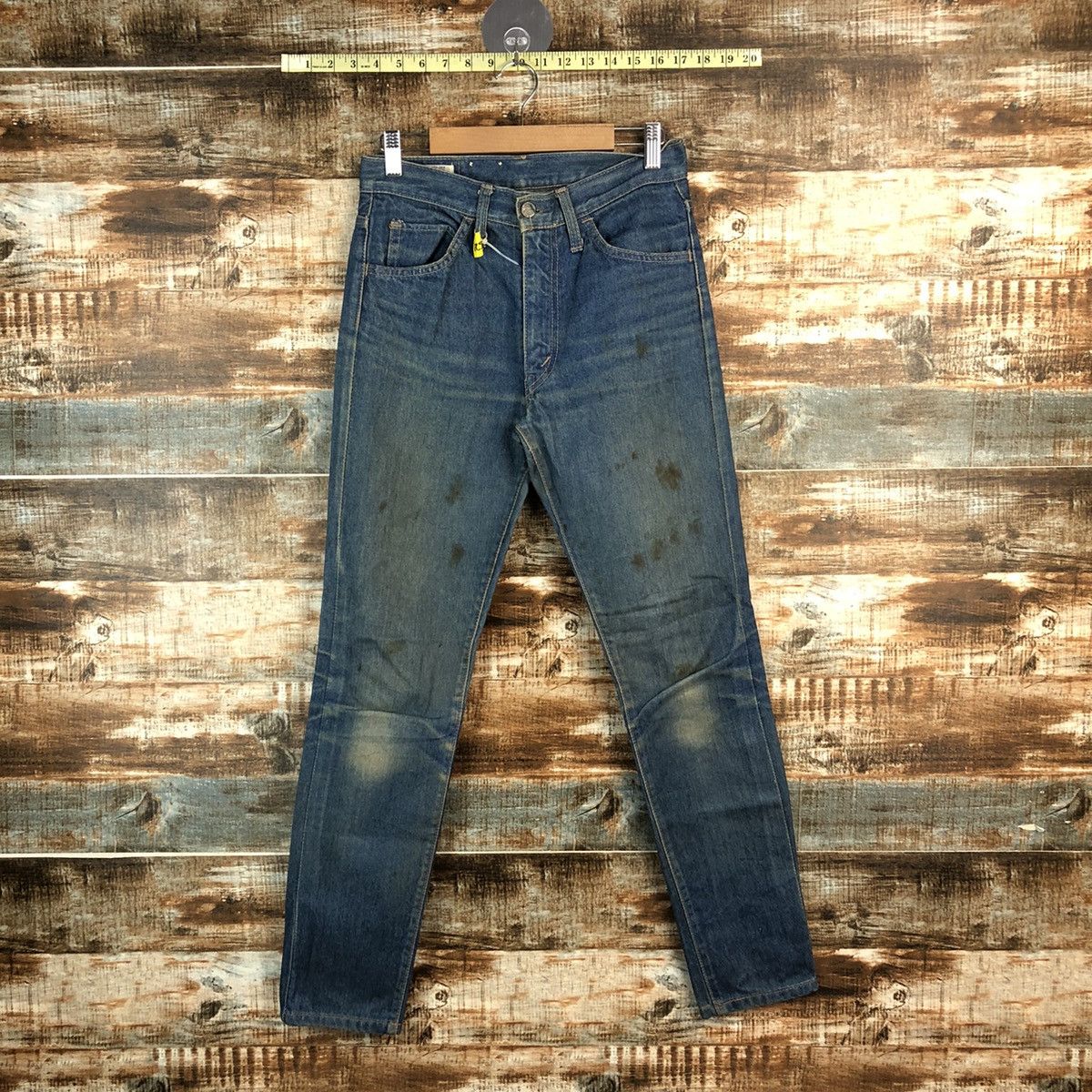Big John DL Big John vintage Blue Denim Pants #C621 Size US 28 / EU 44 - 1 Thumbnail
