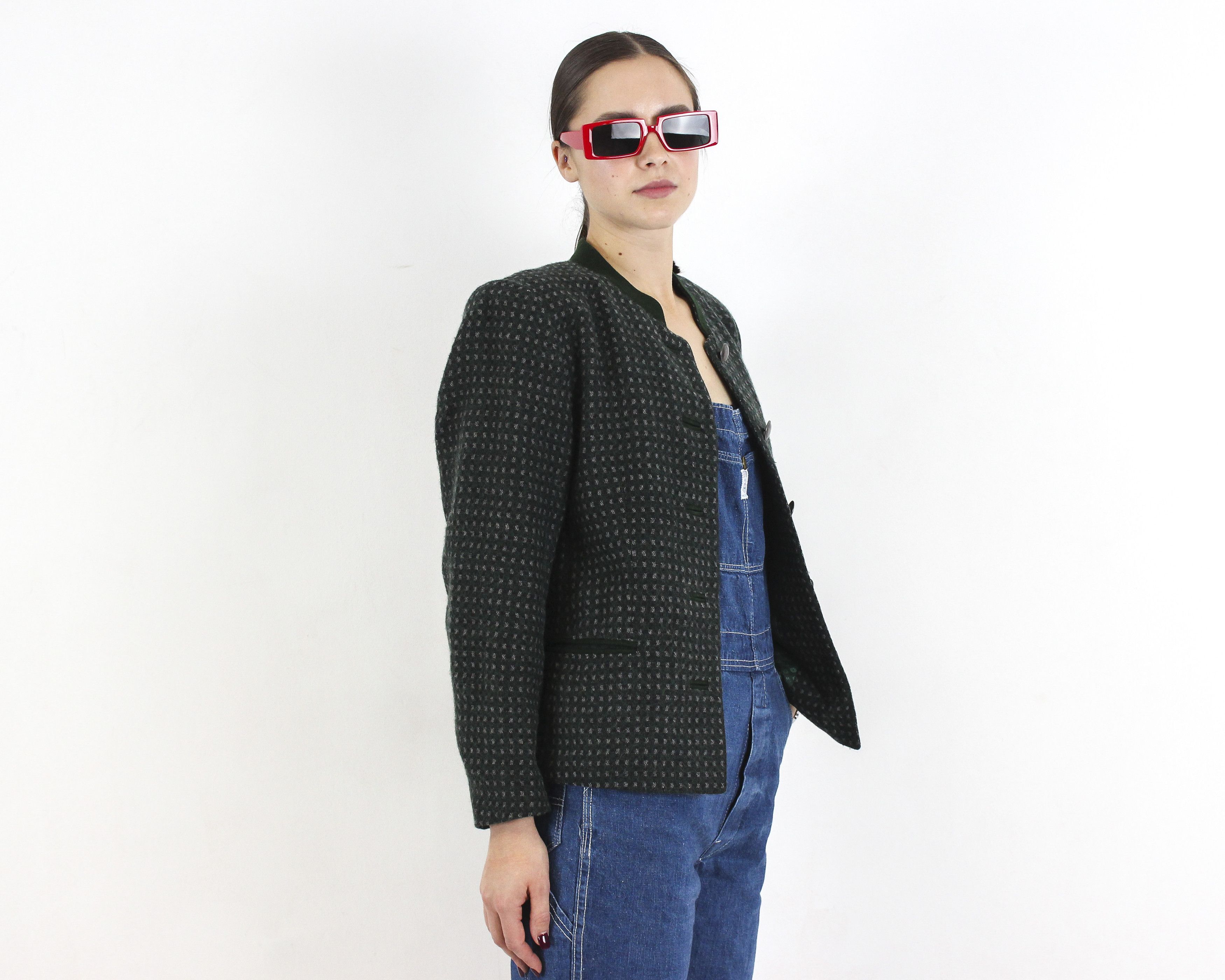 Other × Vintage H. Moser Wool Trachten Women S EU 36 Coat Blazer Jacket Size S / US 4 / IT 40 - 2 Thumbnail