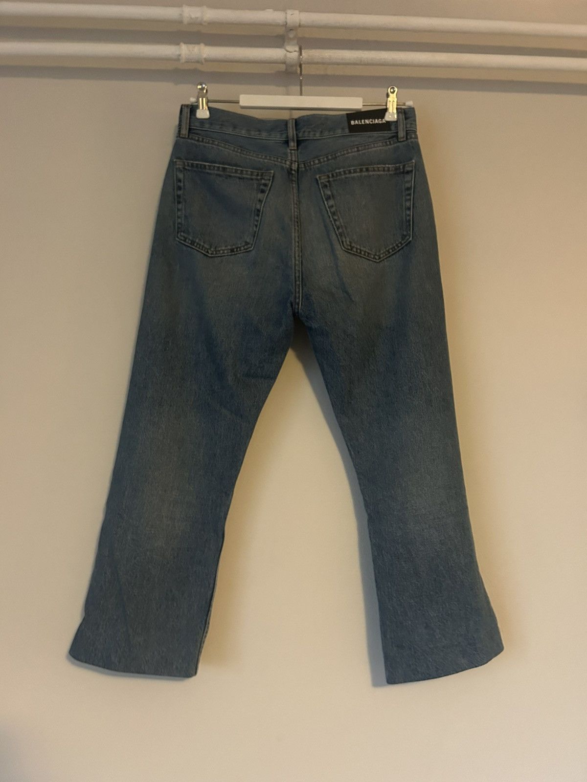 Balenciaga Balenciaga Straight-Leg Denim Jeans - Size 29 Size US 29 - 10 Thumbnail