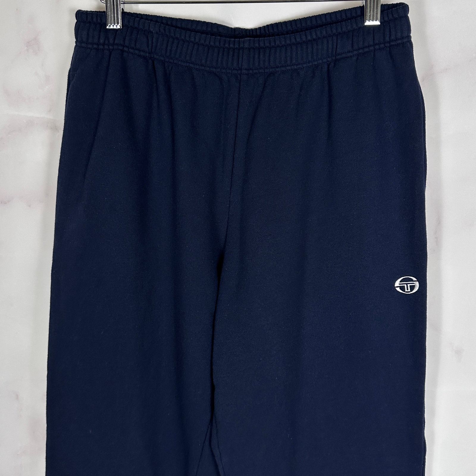 Sergio Tacchini Track & Court Navy Sweatpants Size US 34 / EU 50 - 2 Thumbnail